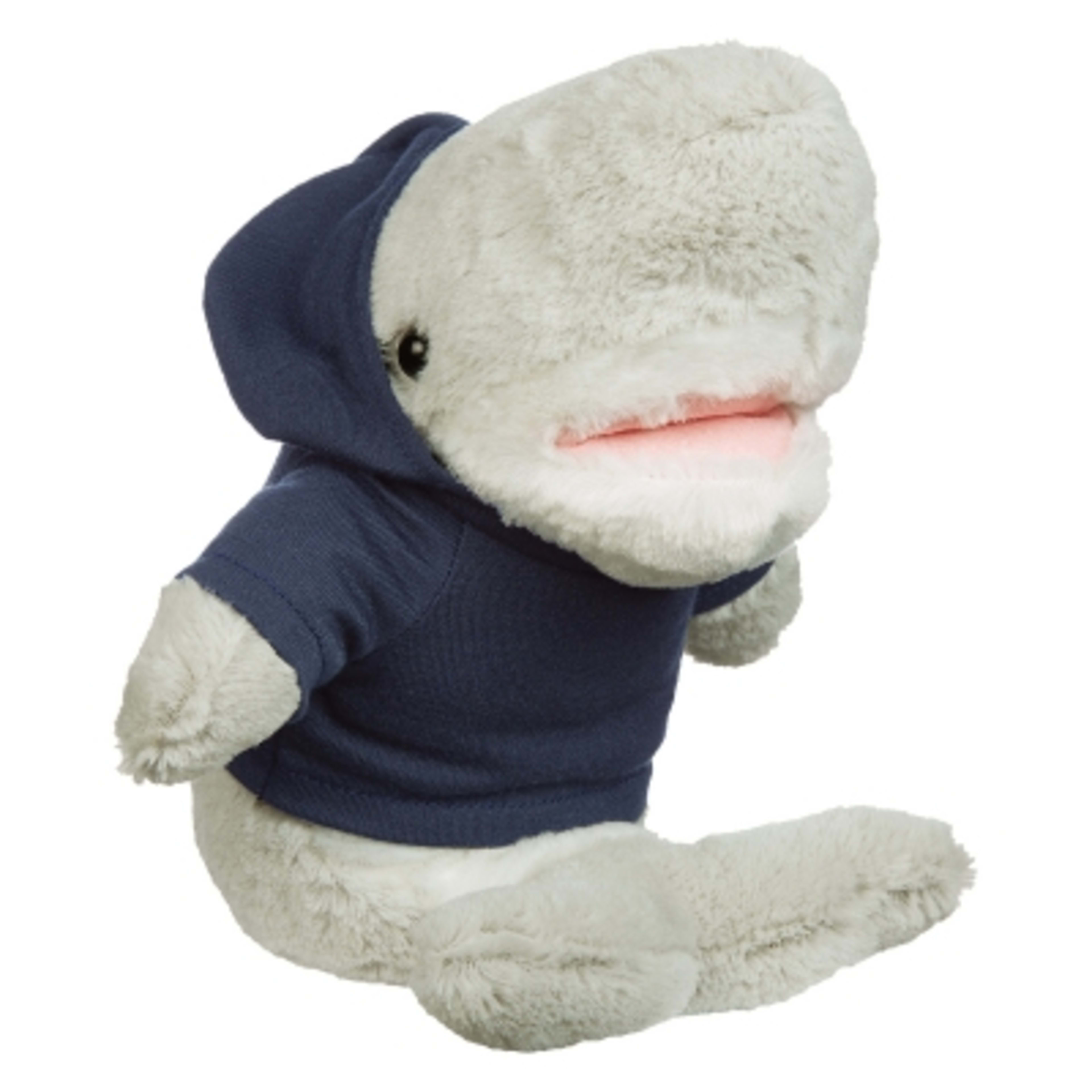 Plush Shark Customizable Shirt Hoodie - 6 in - SHA - HOODIE - product view 4