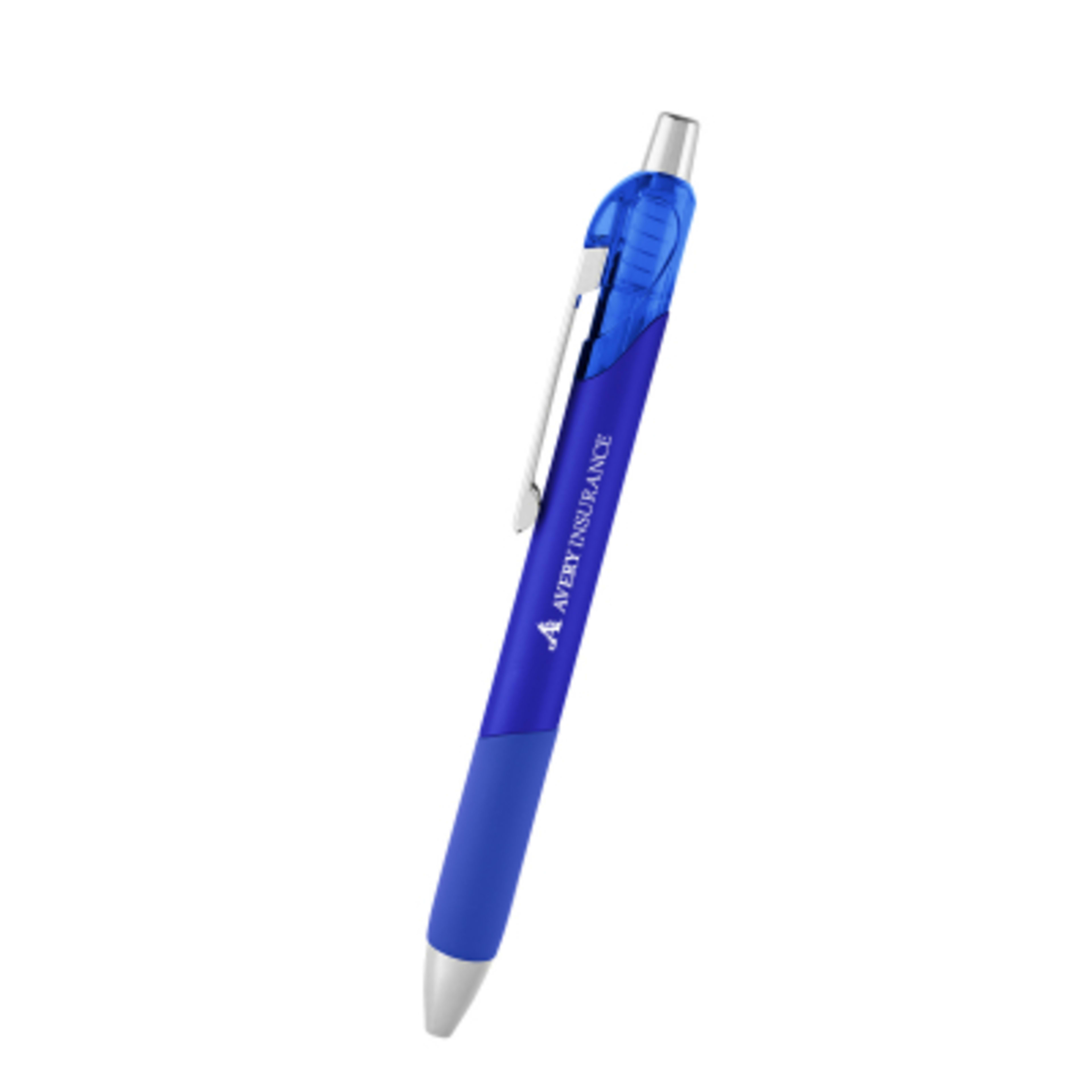 Pen Recycled ABS Rubber Grip Comfort - 5.5 in - Royal - Silkscreen - product view 13