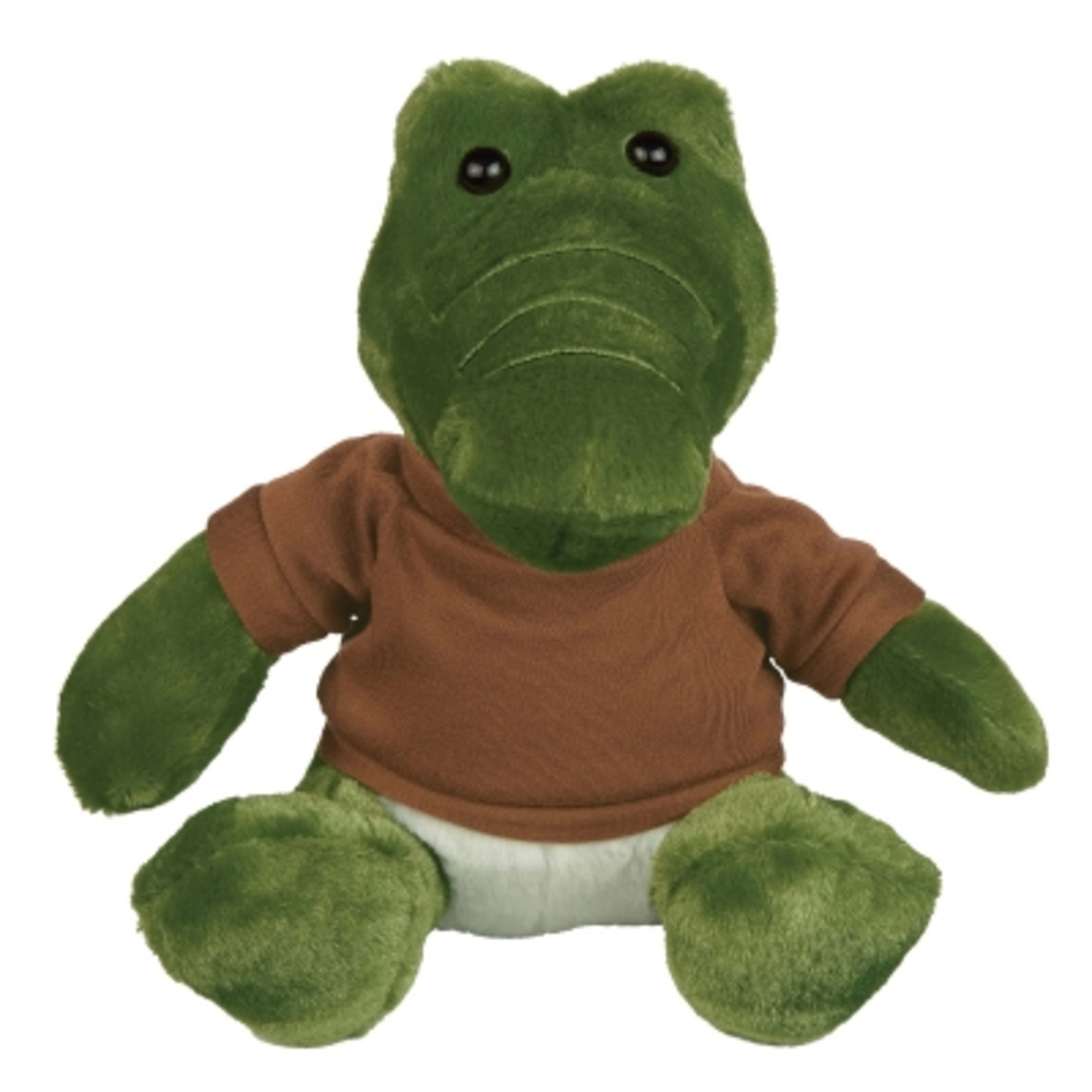 Plush Alligator Customizable Shirt Hoodie - 6 in - Alligator - d - product view 3