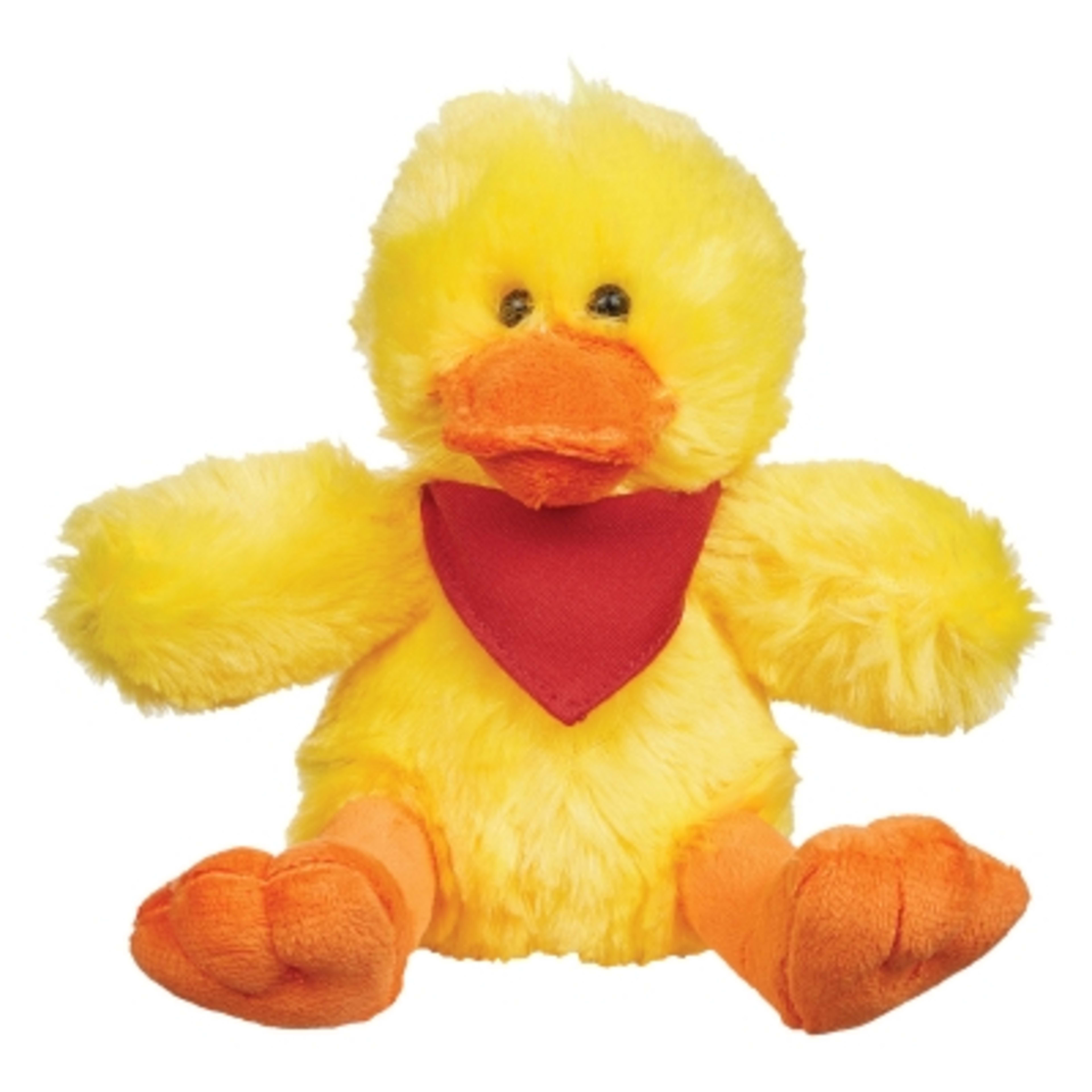 Plush Duck with Customizable Clothing - 6 in - DUC - BANDANA - product view 5