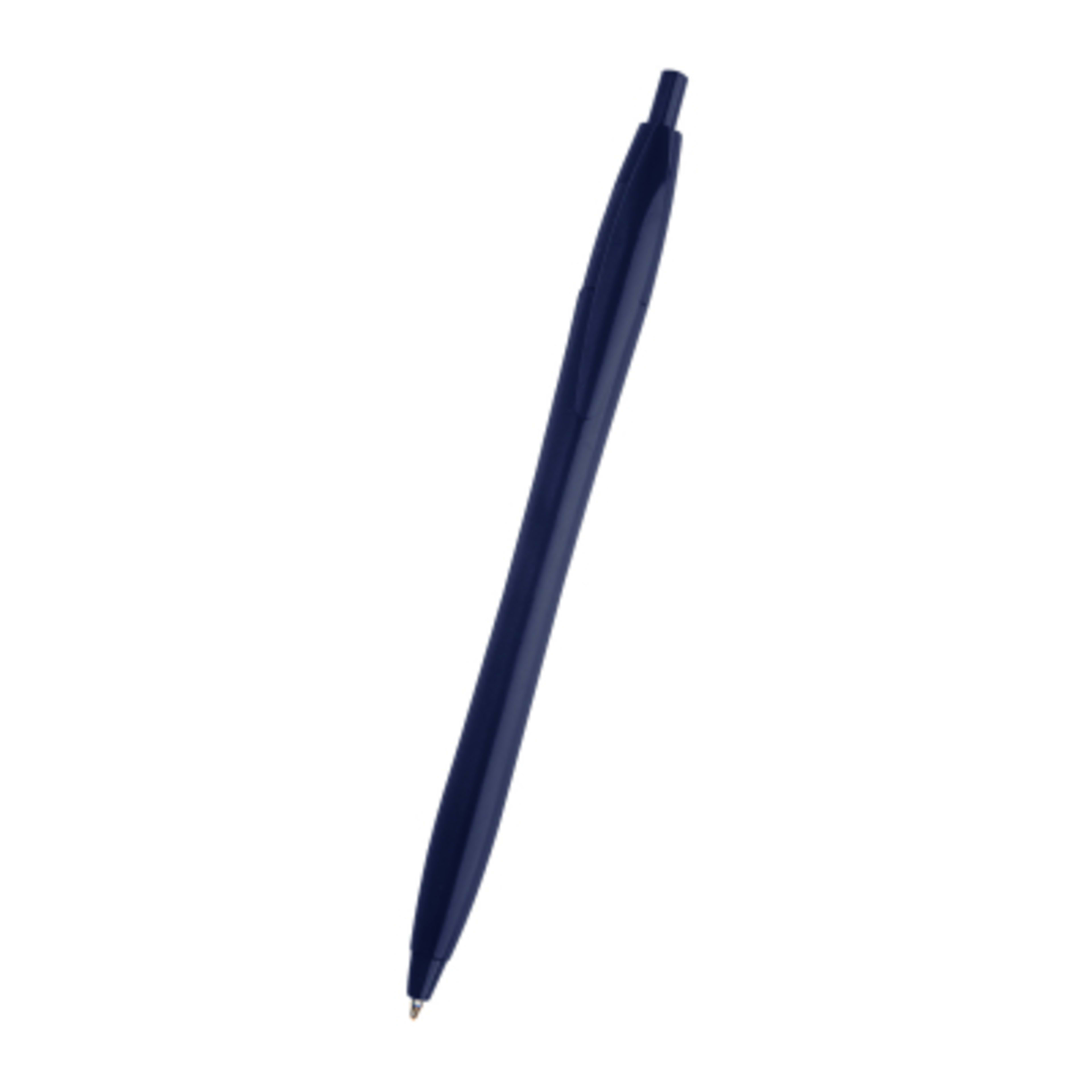Dart Ballpoint Pen with Plunger Action - 5.75 in - Navy - Front - product view 2