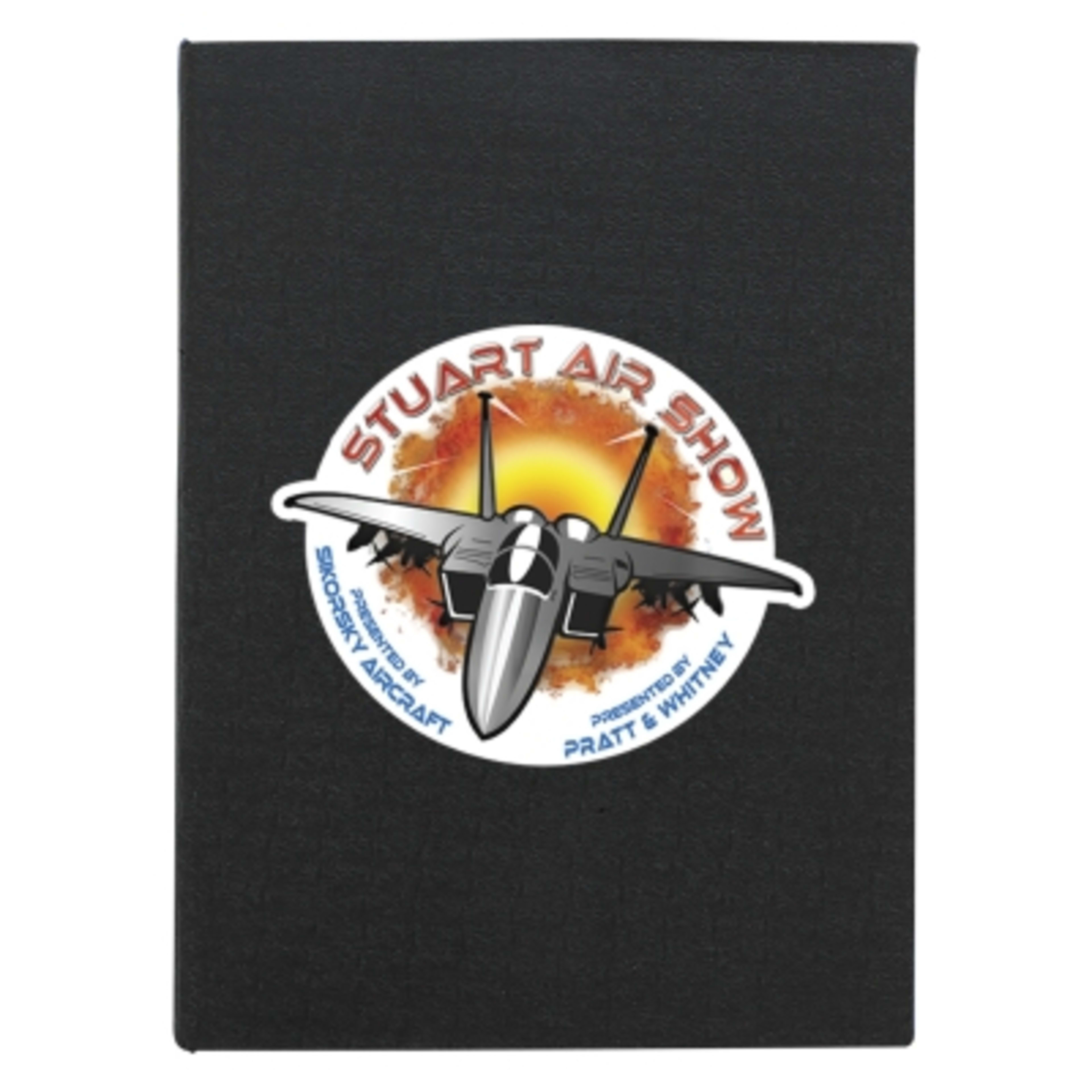 Jotter Notebook with Sticky Notes and Flags - 3.5 x 5 in - Black - Digibrite - product view 1