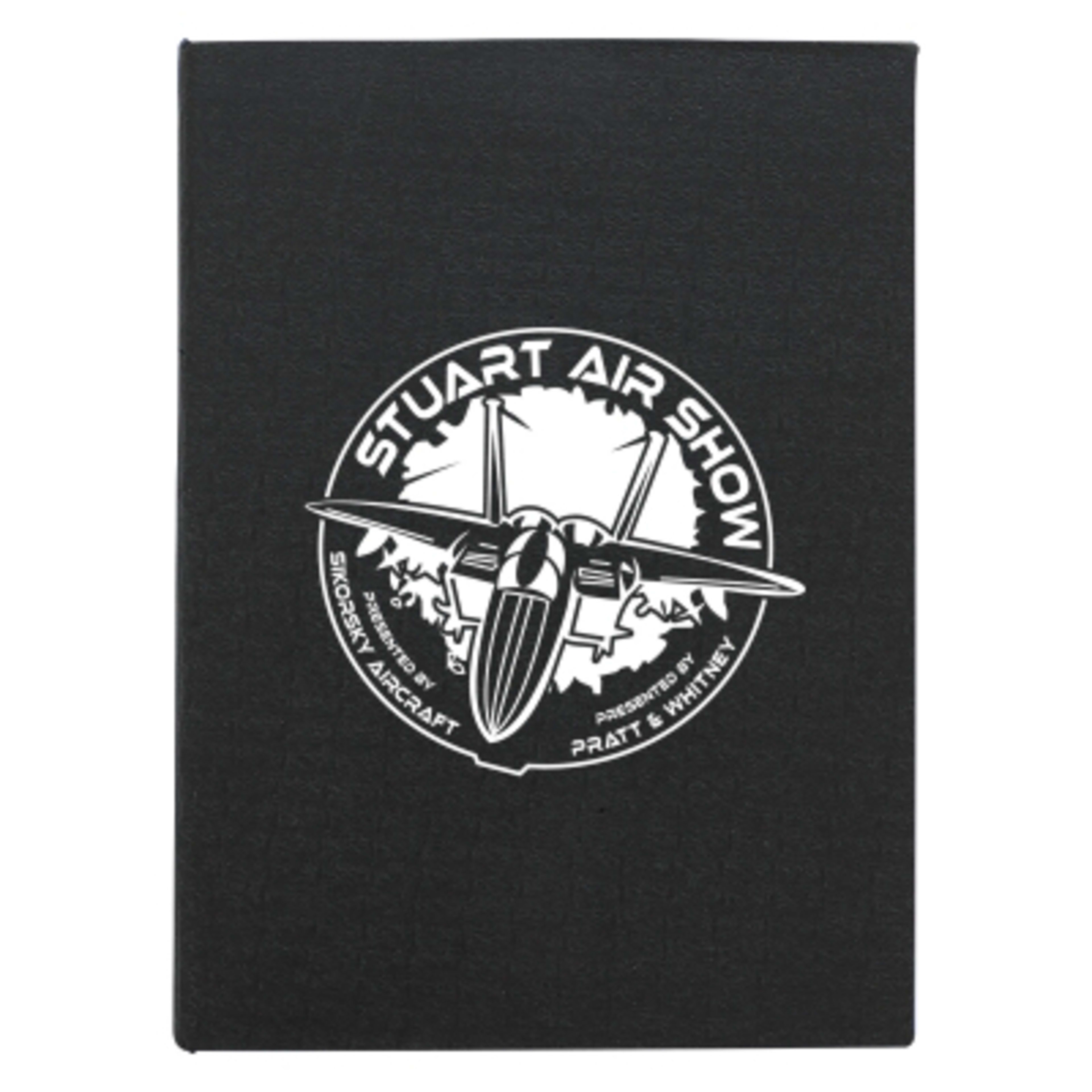 Jotter Notebook with Sticky Notes and Flags - 3.5 x 5 in - Black - Silkscreen - product view 2