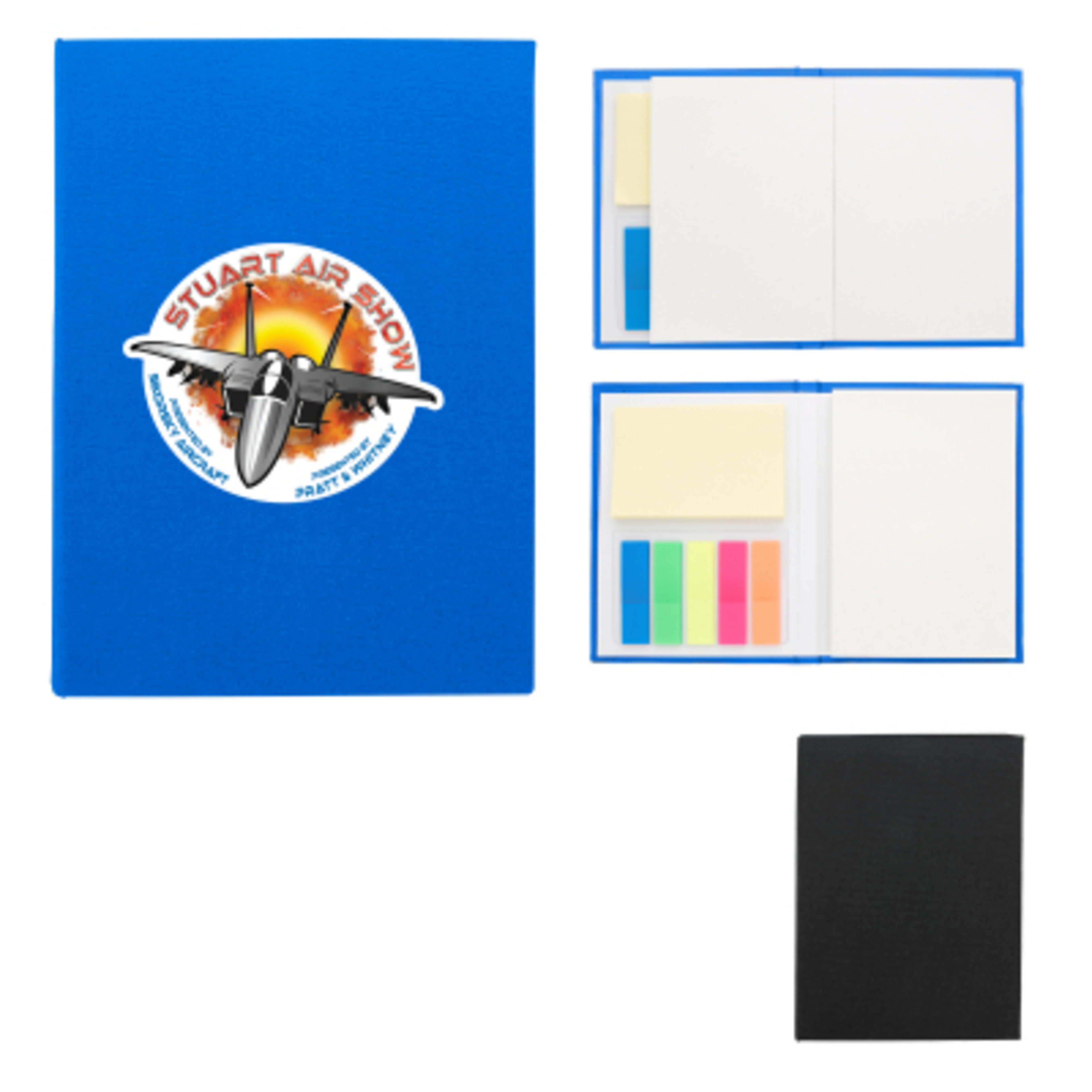 Jotter Notebook with Sticky Notes and Flags - 3.5 x 5 in - Group Shot - product view 3