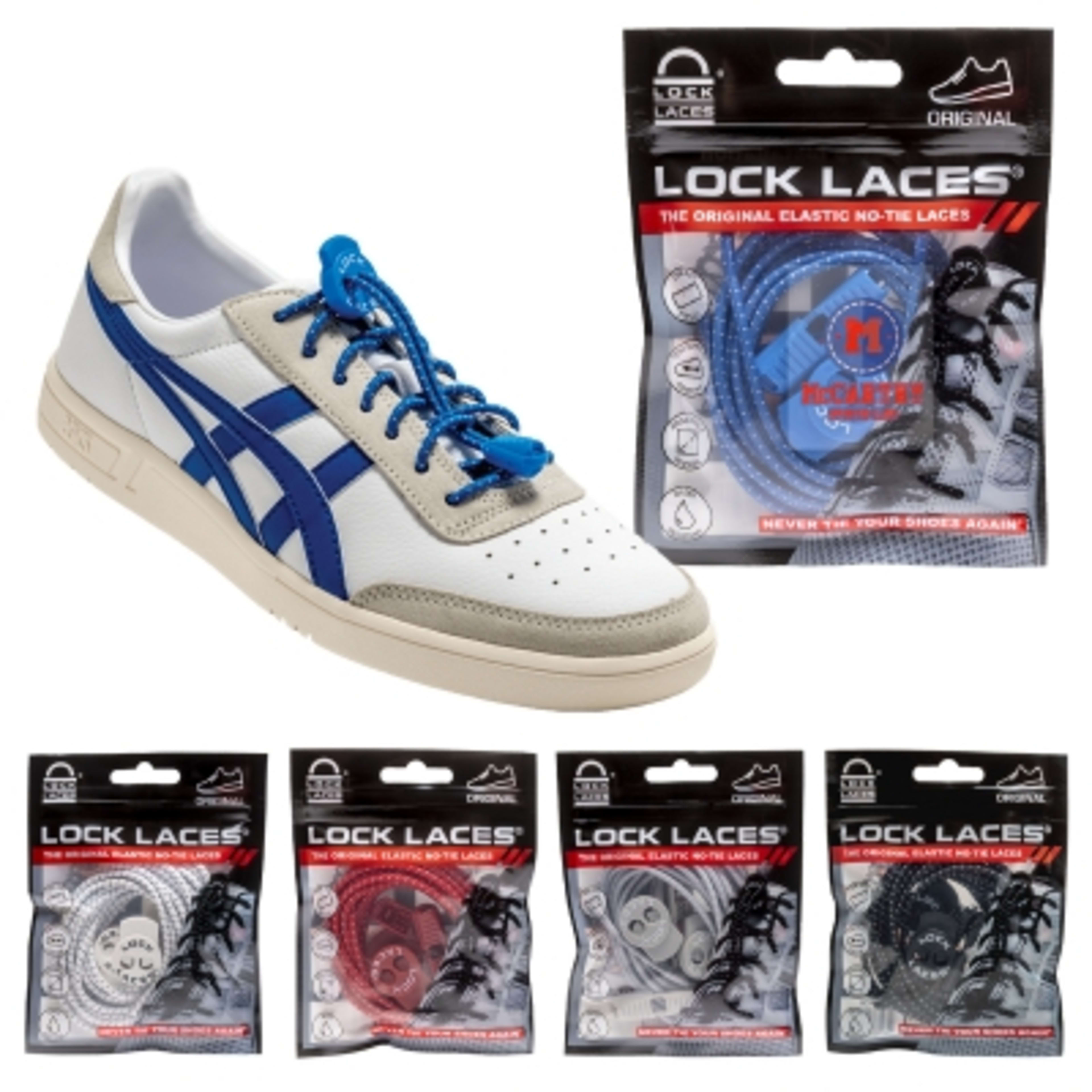 Shoelaces No Tie Elastic with Lock Device - 48 in - Group Shot - product view 2