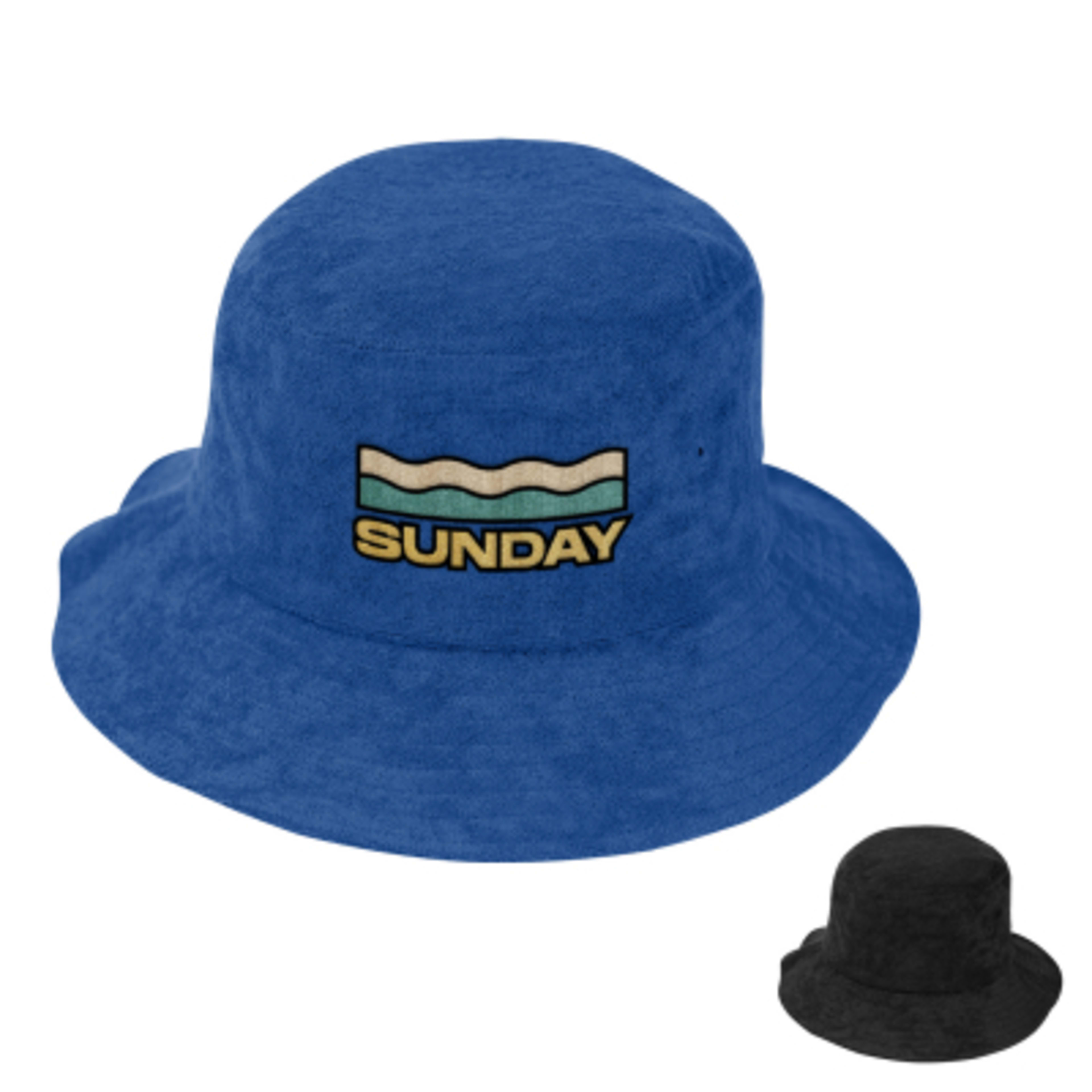 Bucket Hat Terry Polyester Laminated Lining - Group Shot - product view 3
