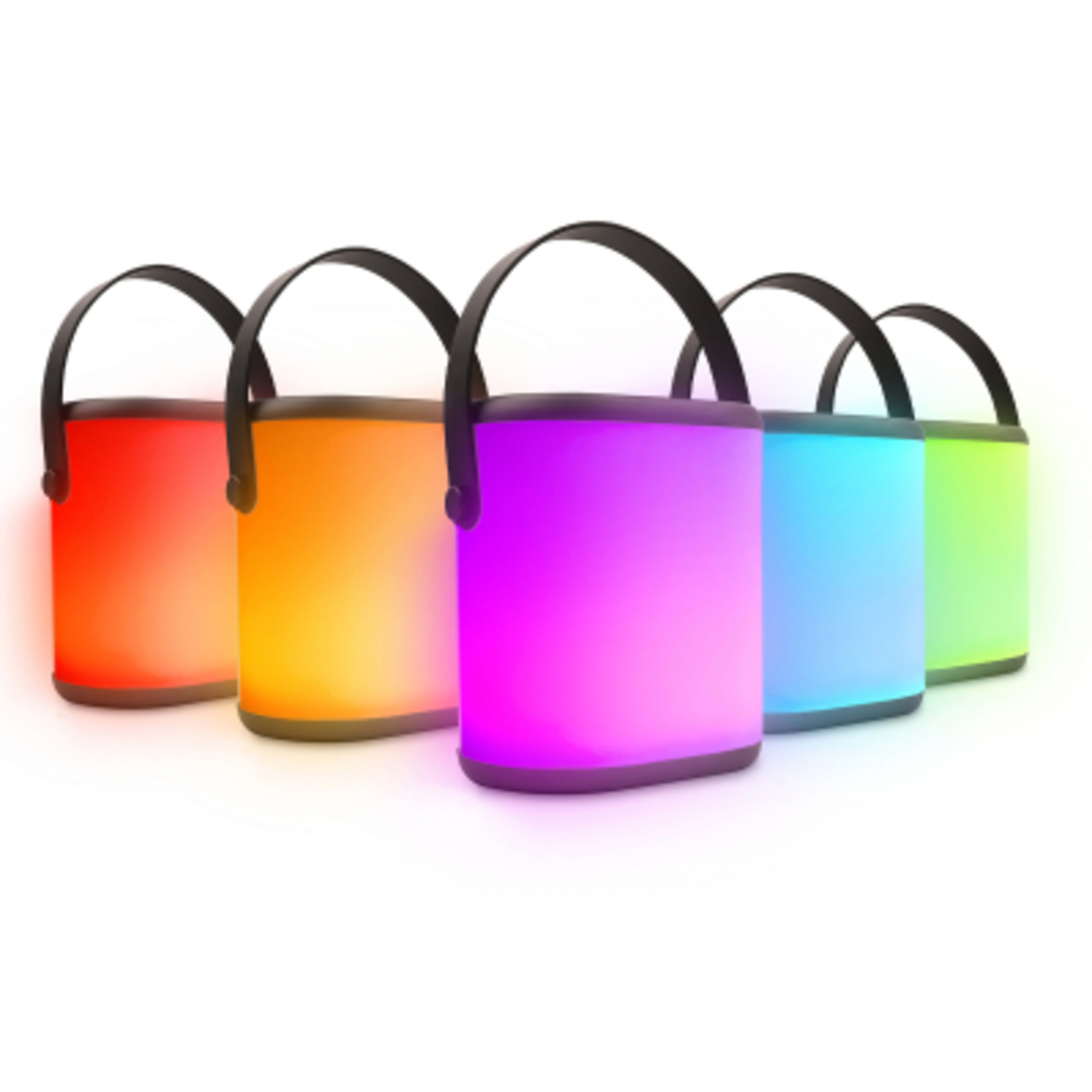 Aurora Bluetooth Speaker 10W with Remote - 8.5 x 8.5 in - Inuse2 - product view 3