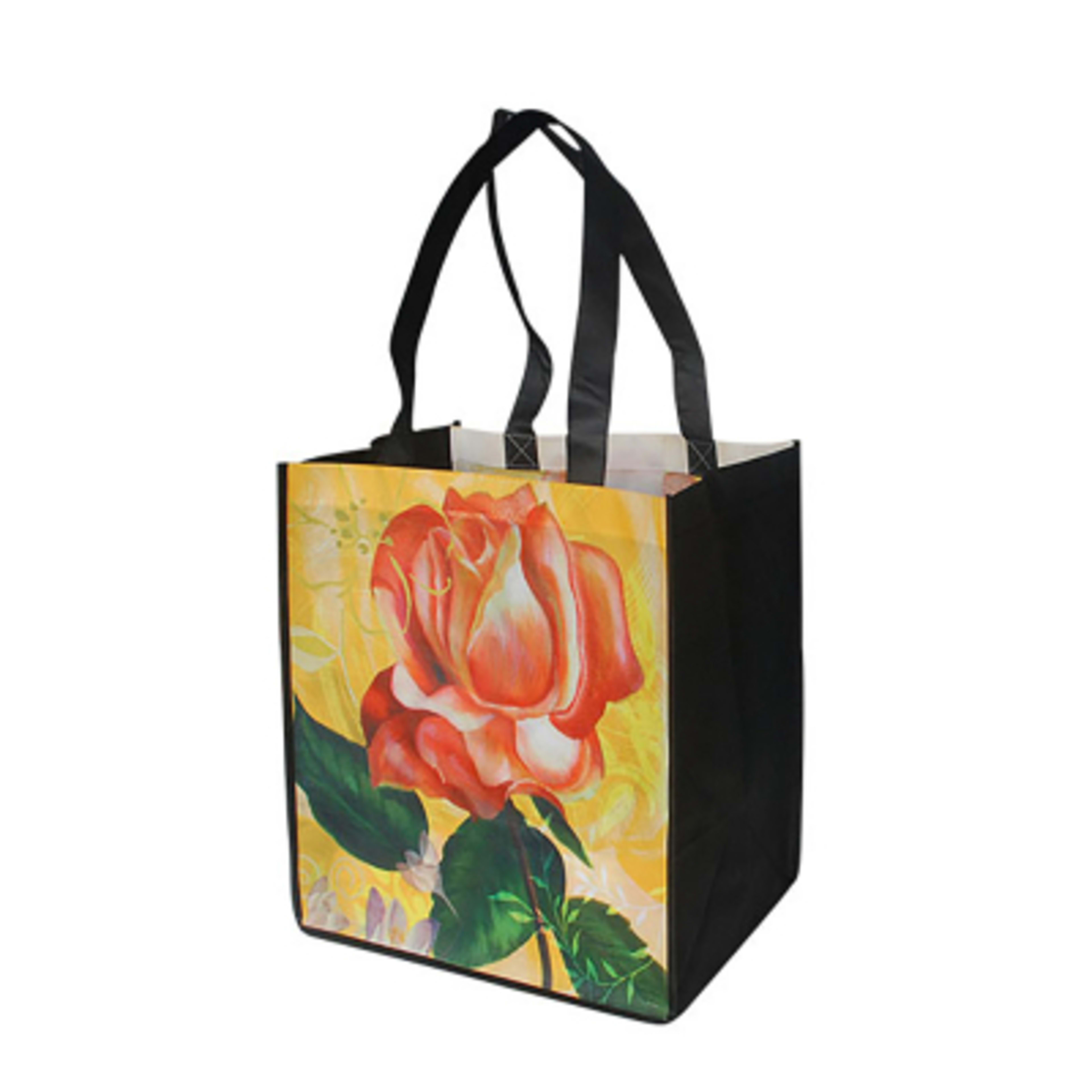 Grocery Bag PET Non-Woven Dye Sublimated - 13 x 15 in - Group Shot - promotional product with custom logo