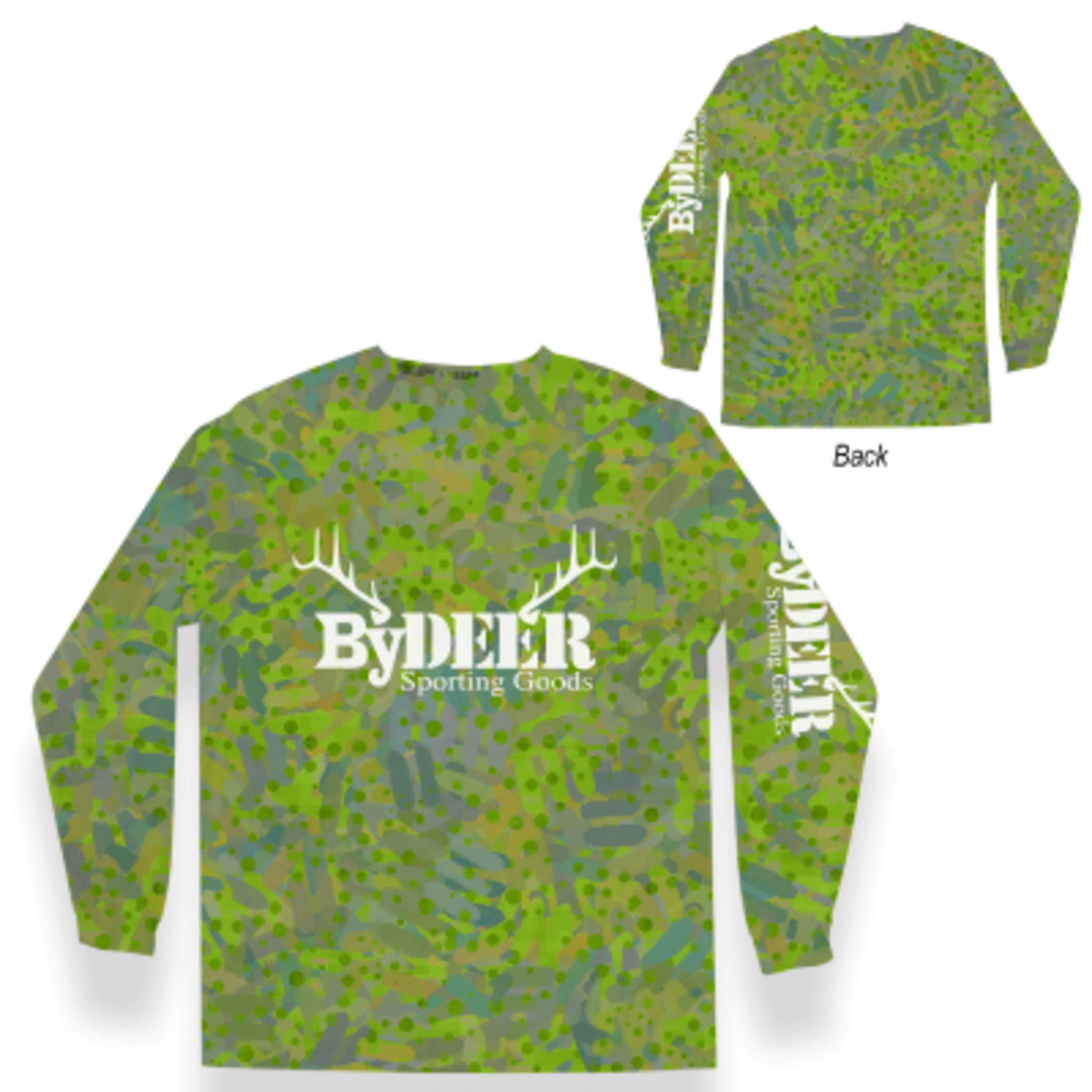 UPF 30+ Long Sleeve T-Shirt Sublimated Moisture Wicking - Group Shot - product view 1