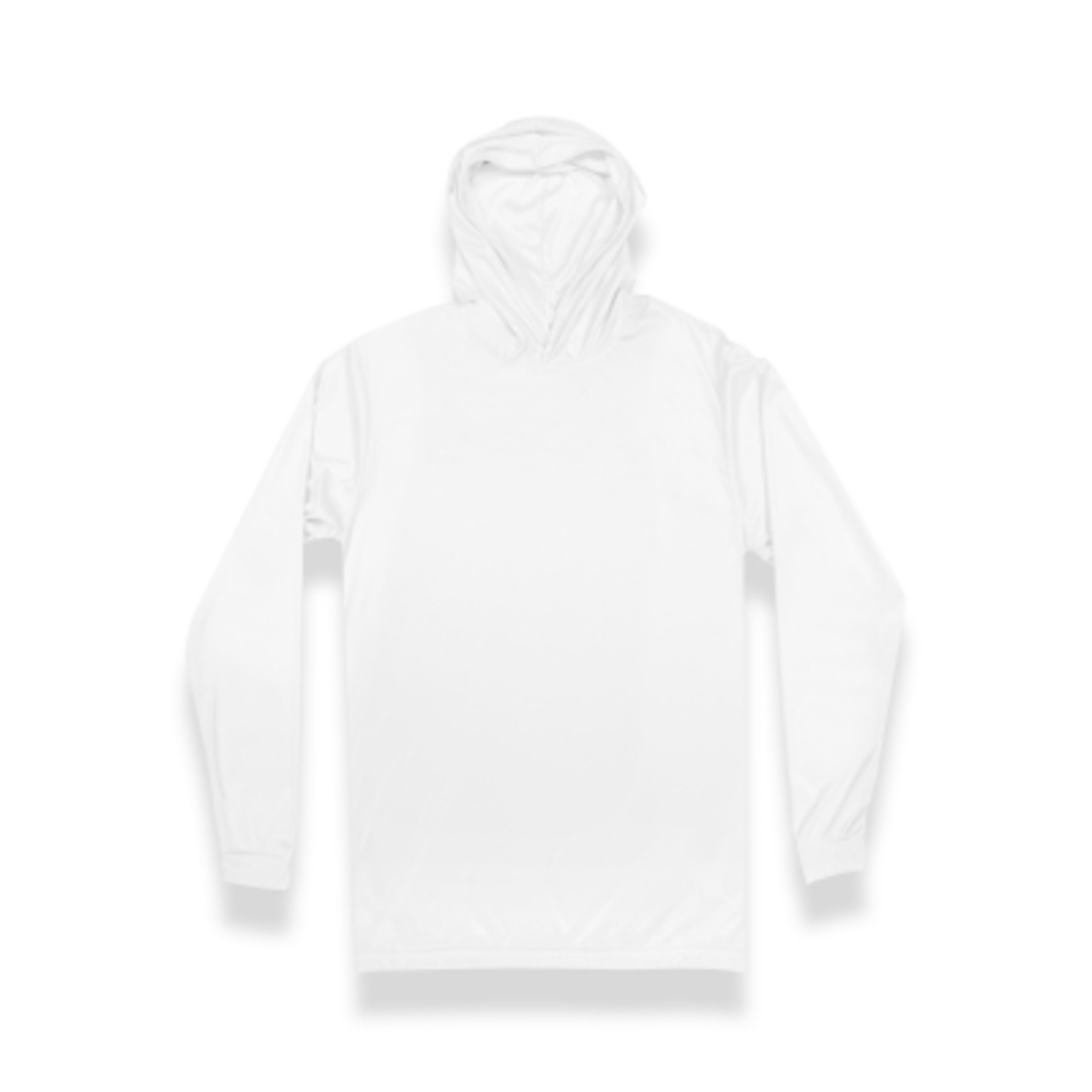 UPF 30+ Hooded Long Sleeve T-Shirt Sublimated Polyester - Front - product view 3