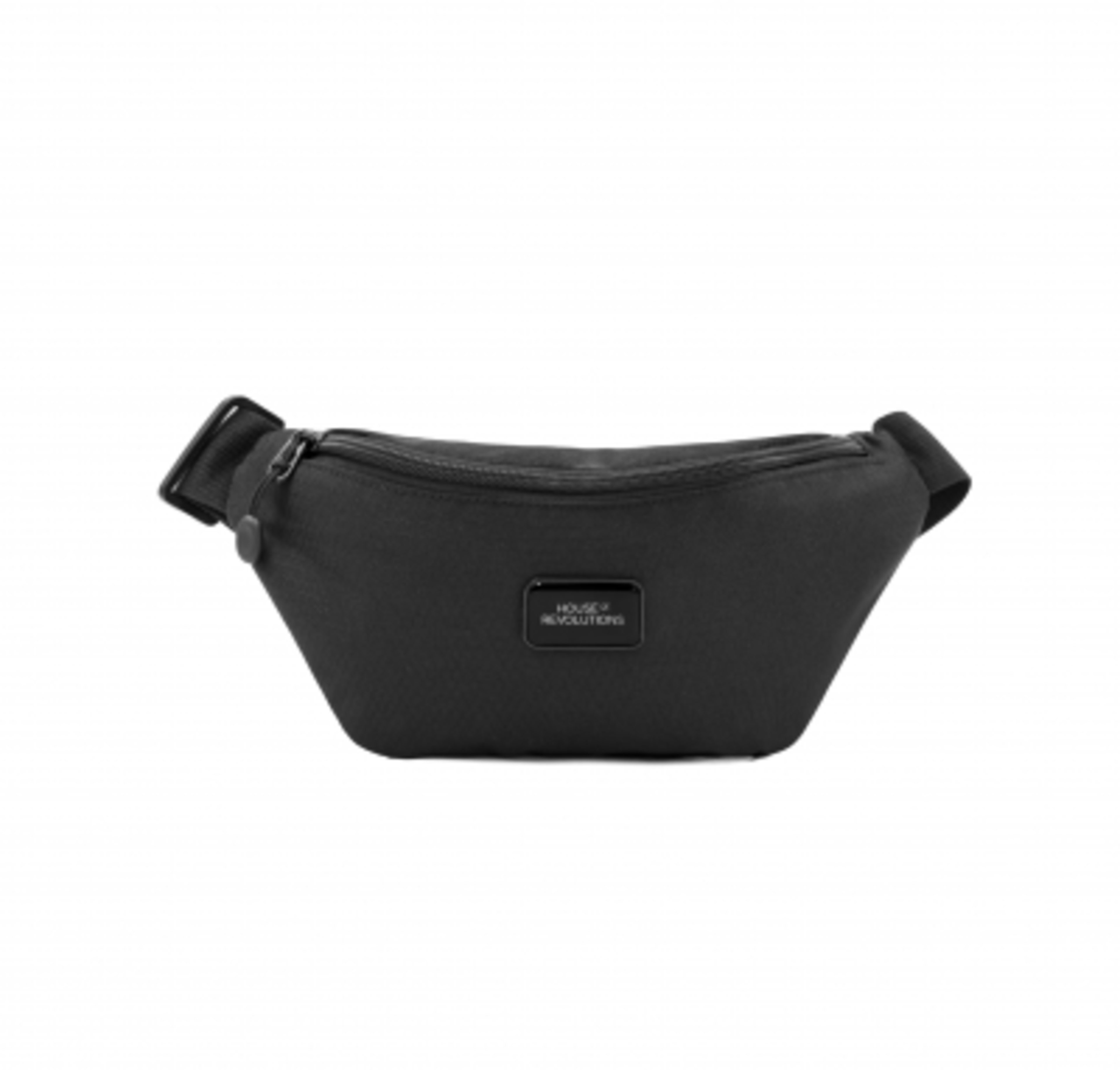 Fanny Pack Eco Recycled Polyester Water Repellent - 11.75 in - BLK - promotional product with custom logo