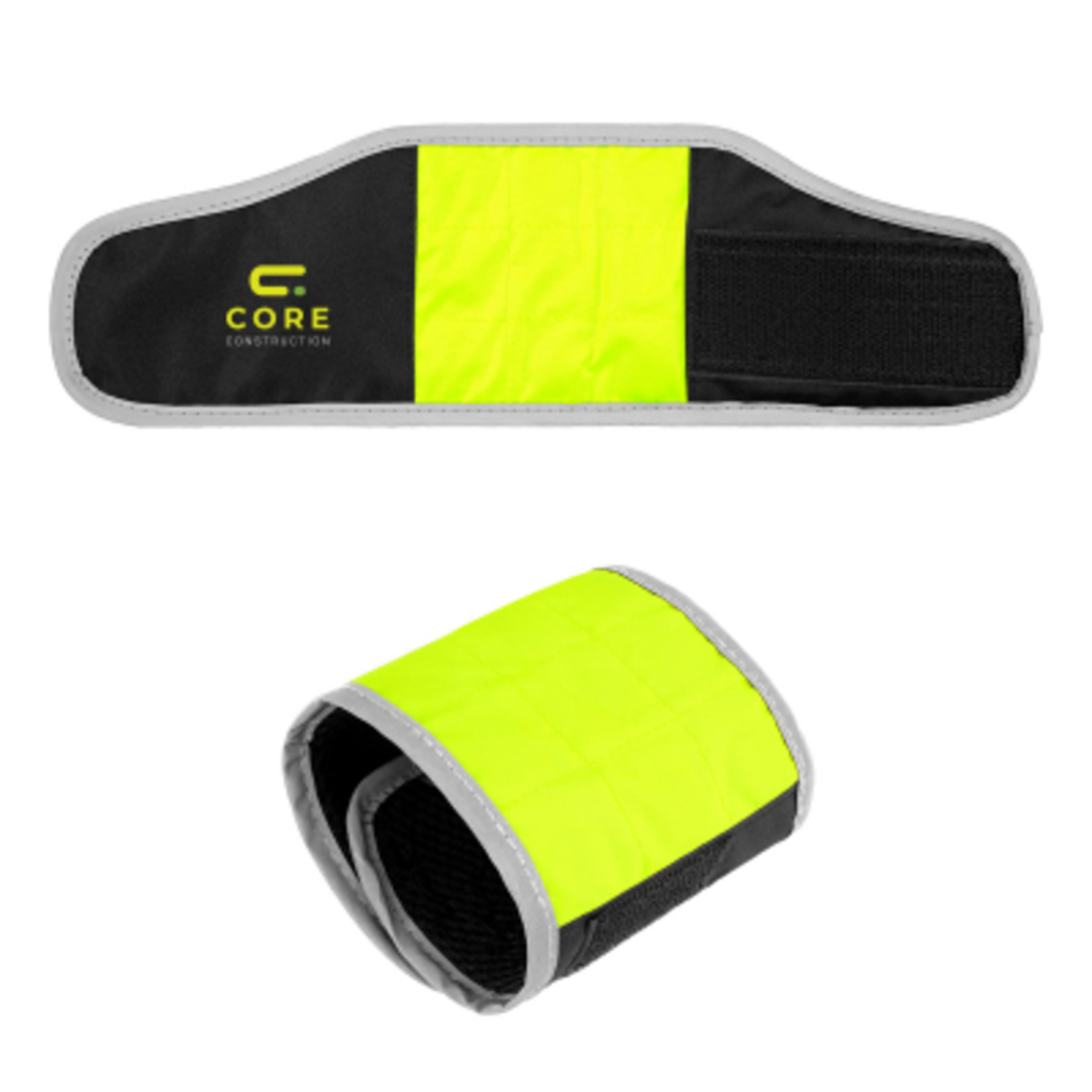 Magnetic Wristband with 9 Magnets Polyester - 4 x 13 in - Black/NEO/NYE - Colorbrite - product view 1