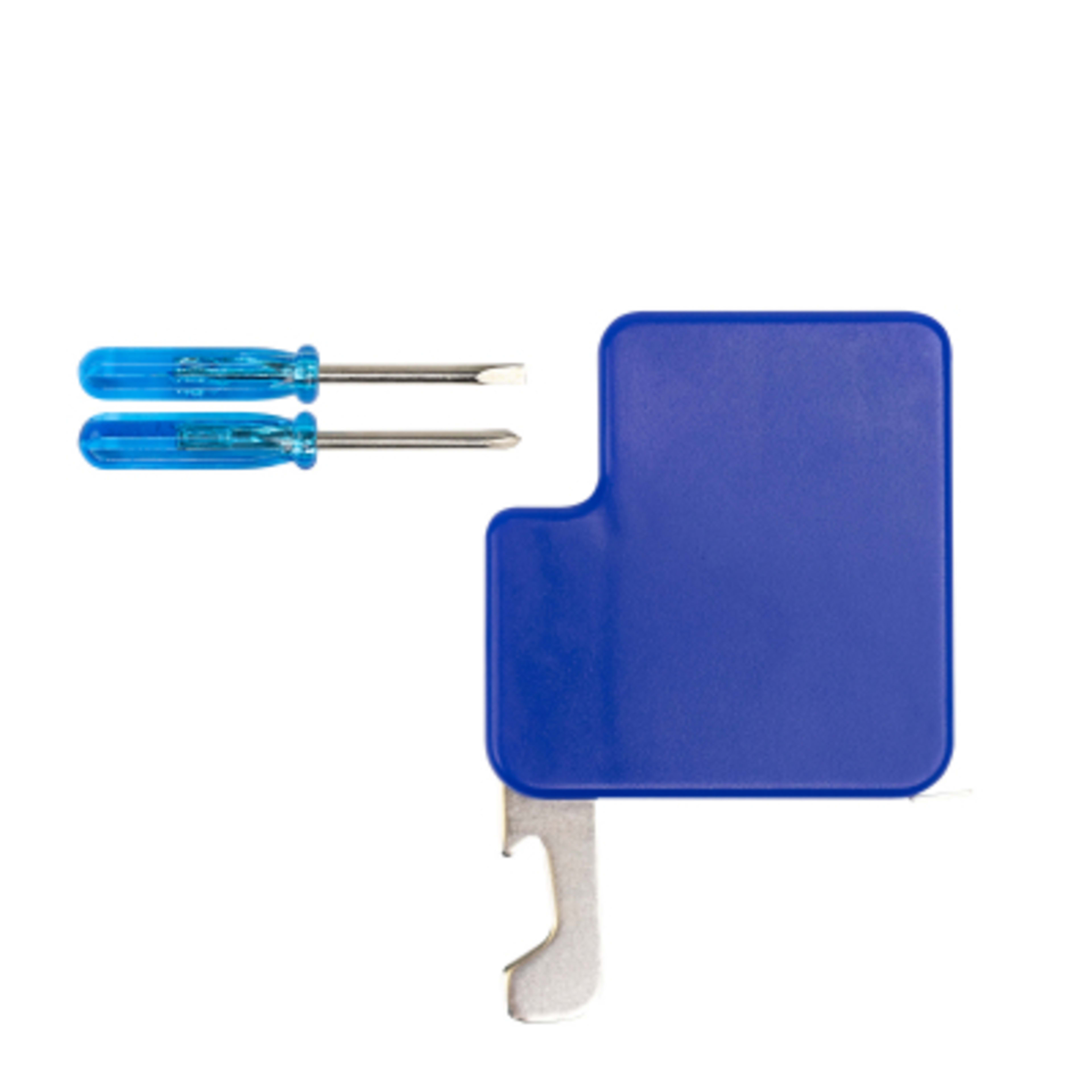 4-in-1 Multi Tool Keychain with Tape Measure - 2 x 1.5 in - Royal - Tools - product view 4