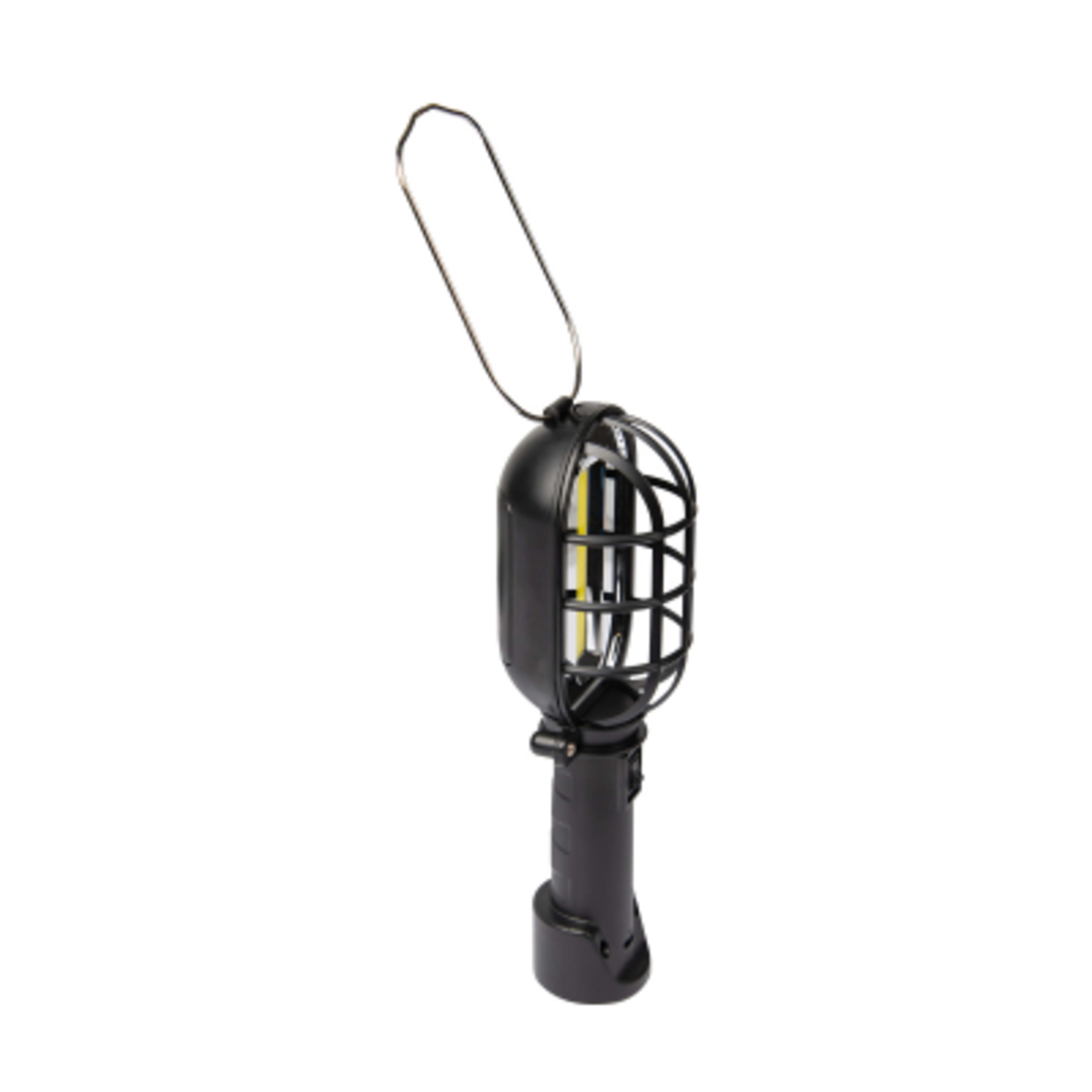 Rechargeable COB Work Light with Magnetic Base - 2.5 x 8 in - Black - Angle - product view 2
