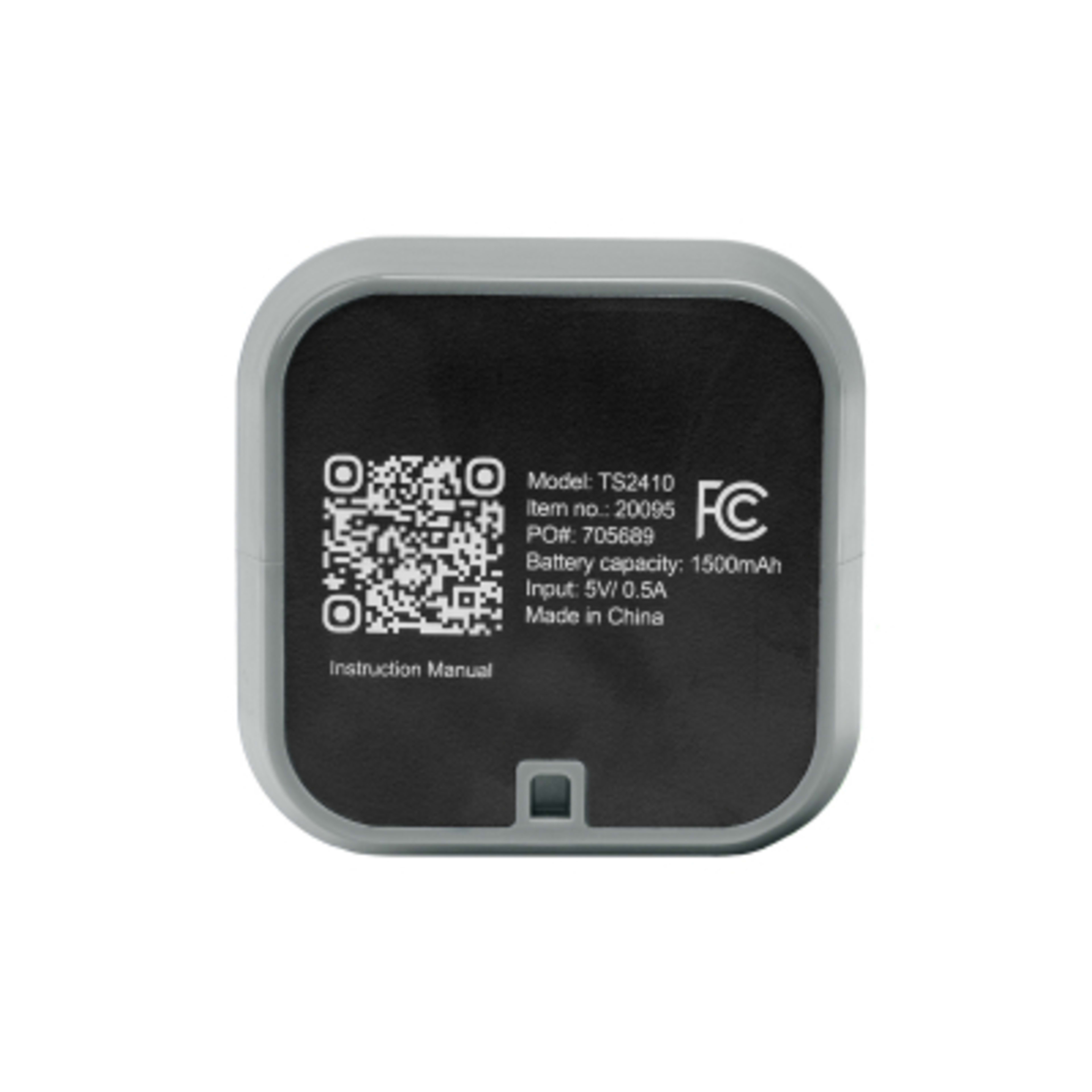 Tool Set 24-Piece with Rechargeable LED Light - Black/Gray - Bottom - product view 6