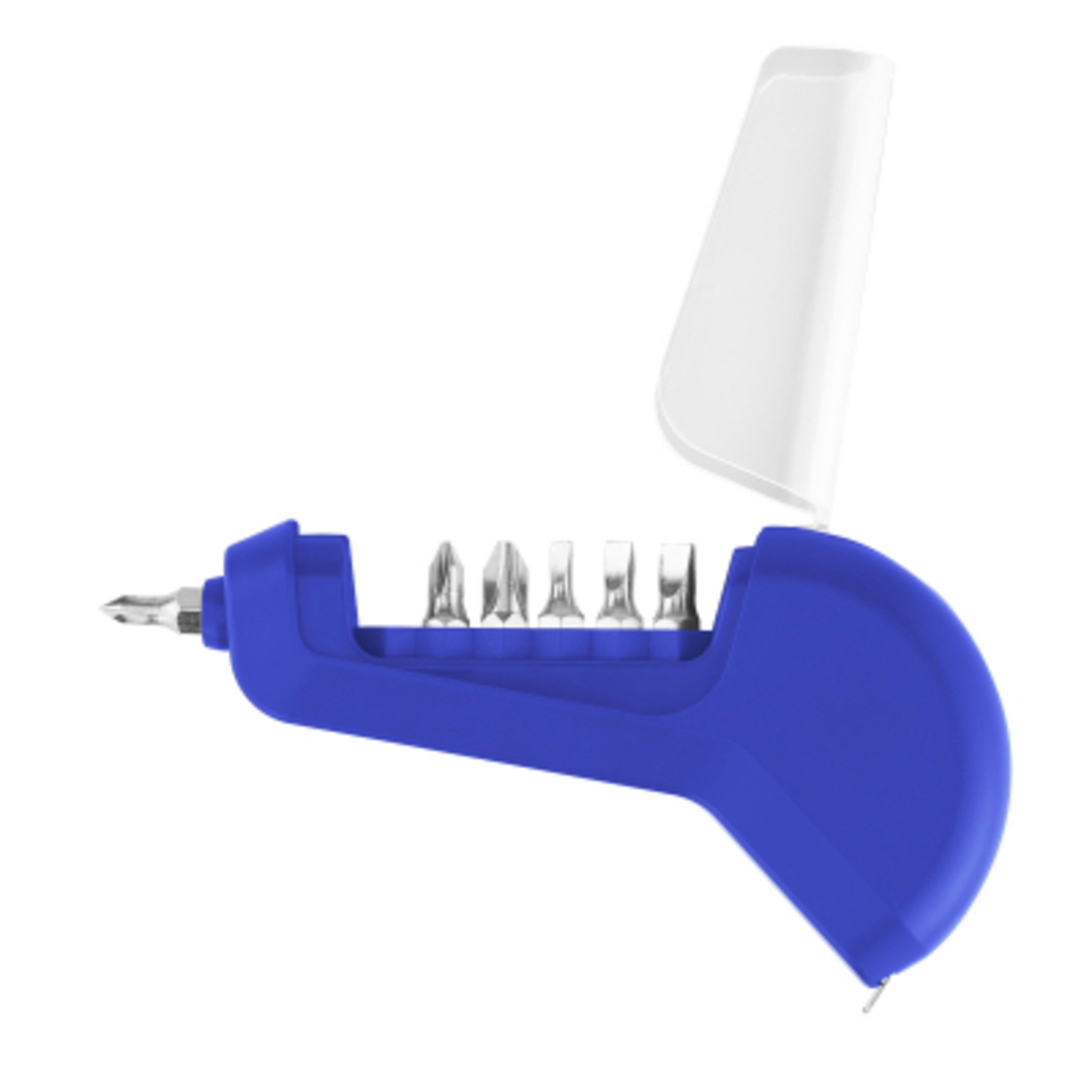 Multi Tool 7-in-1 with Tape Measure - 4.25 in - Royal - Open - product view 2