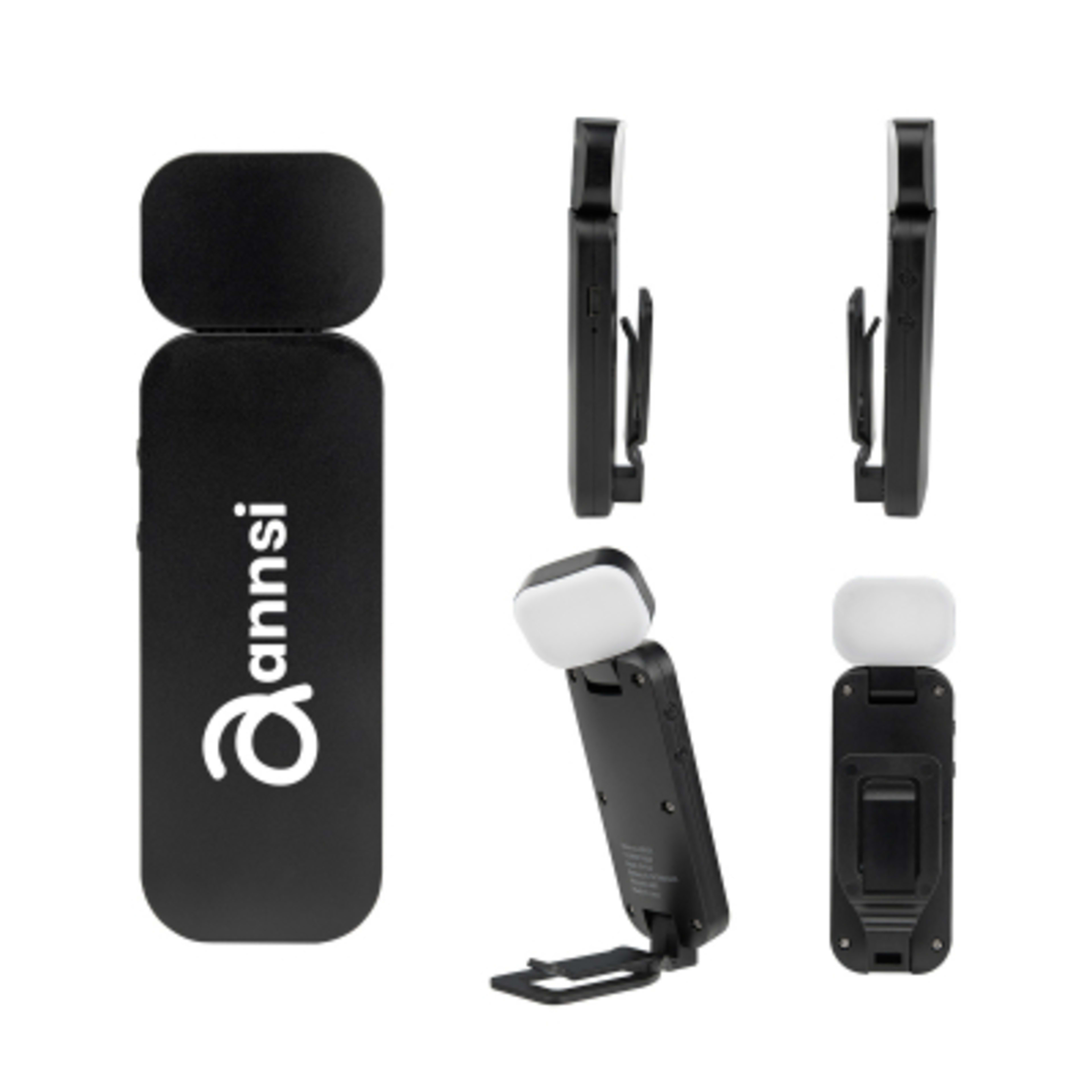 Book Light Rechargeable LED 3 Color Settings - 1.5 x 4.5 in - Black - Padprint - product view 3