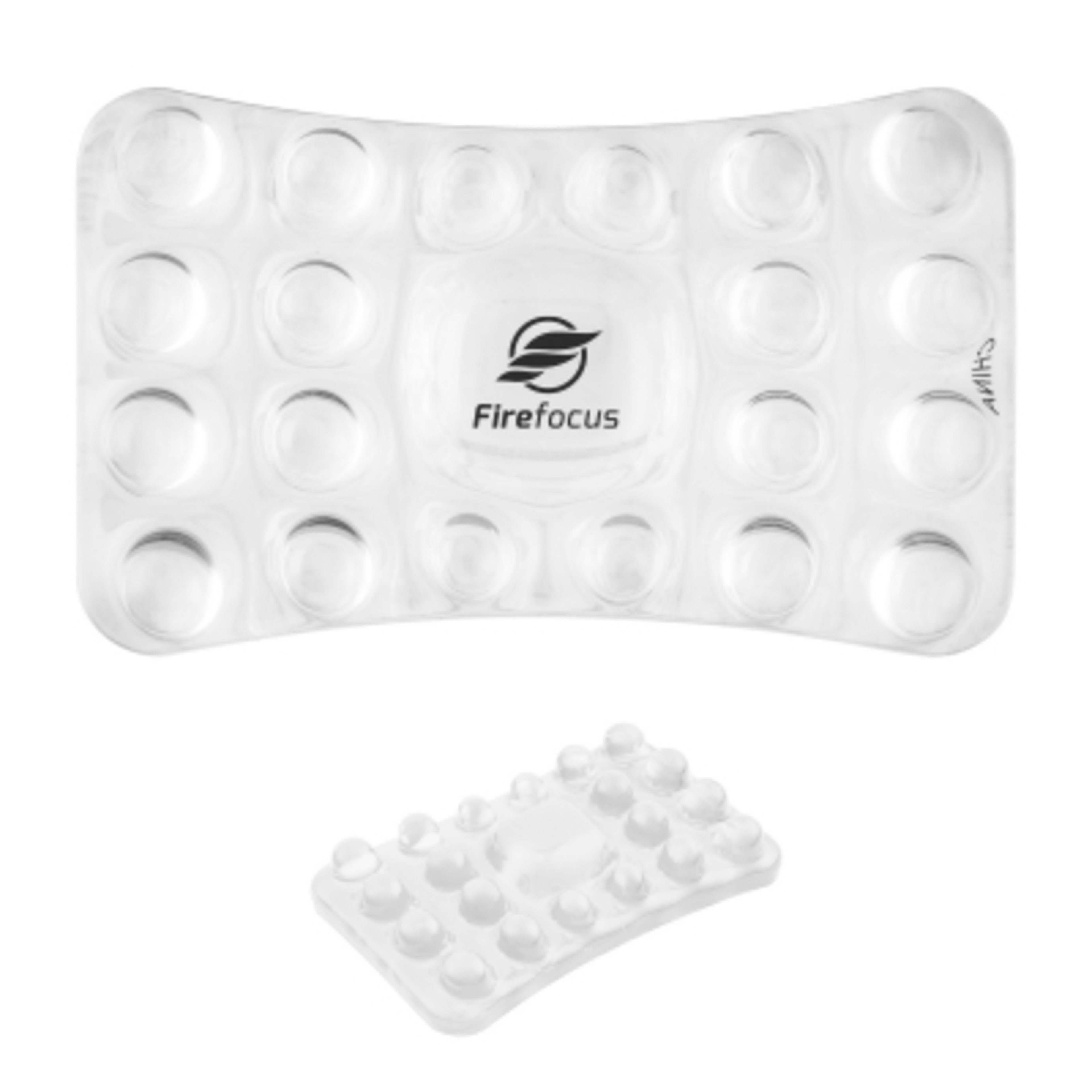 Wrist Rest Ergonomic Silicone Computer - 4.5 x 3 in - Clear - Padprint - product view 3