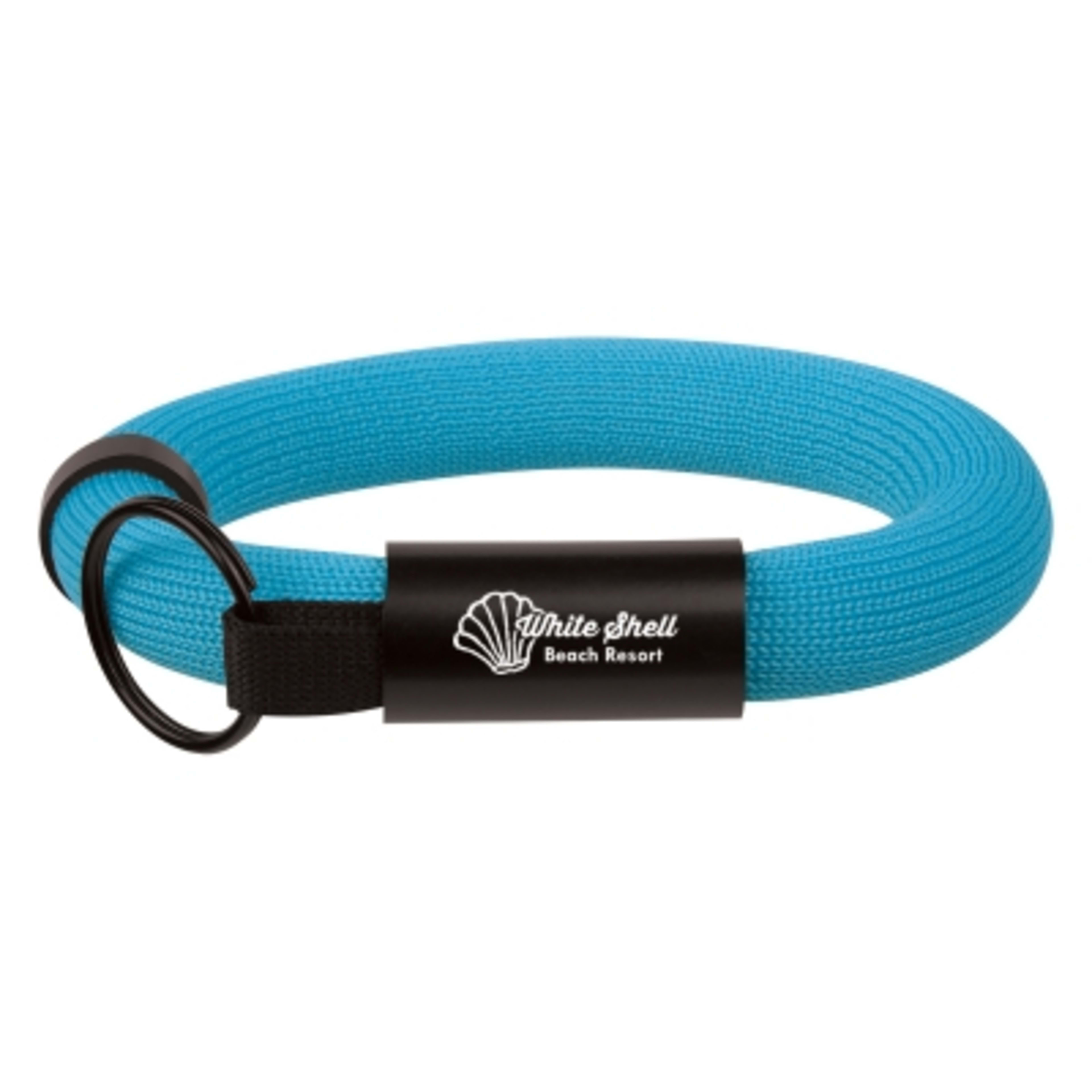 Floating Wristband Key Holder Polyurethane Foam - 4 in - NEO/Blue - Padprint - product view 1