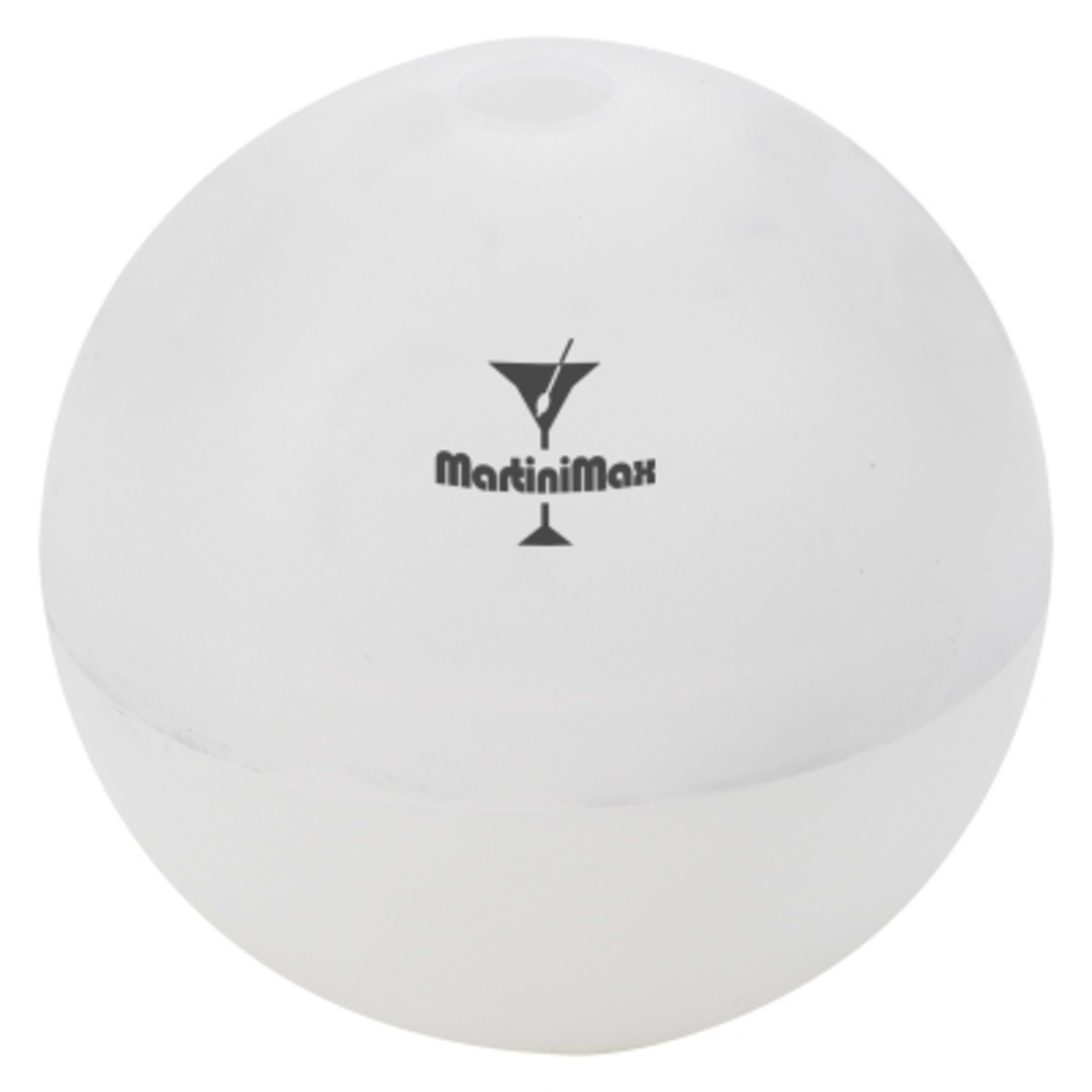 Silicone Ice Sphere Mold for Whiskey - 3 in - White - Padprint - product view 1