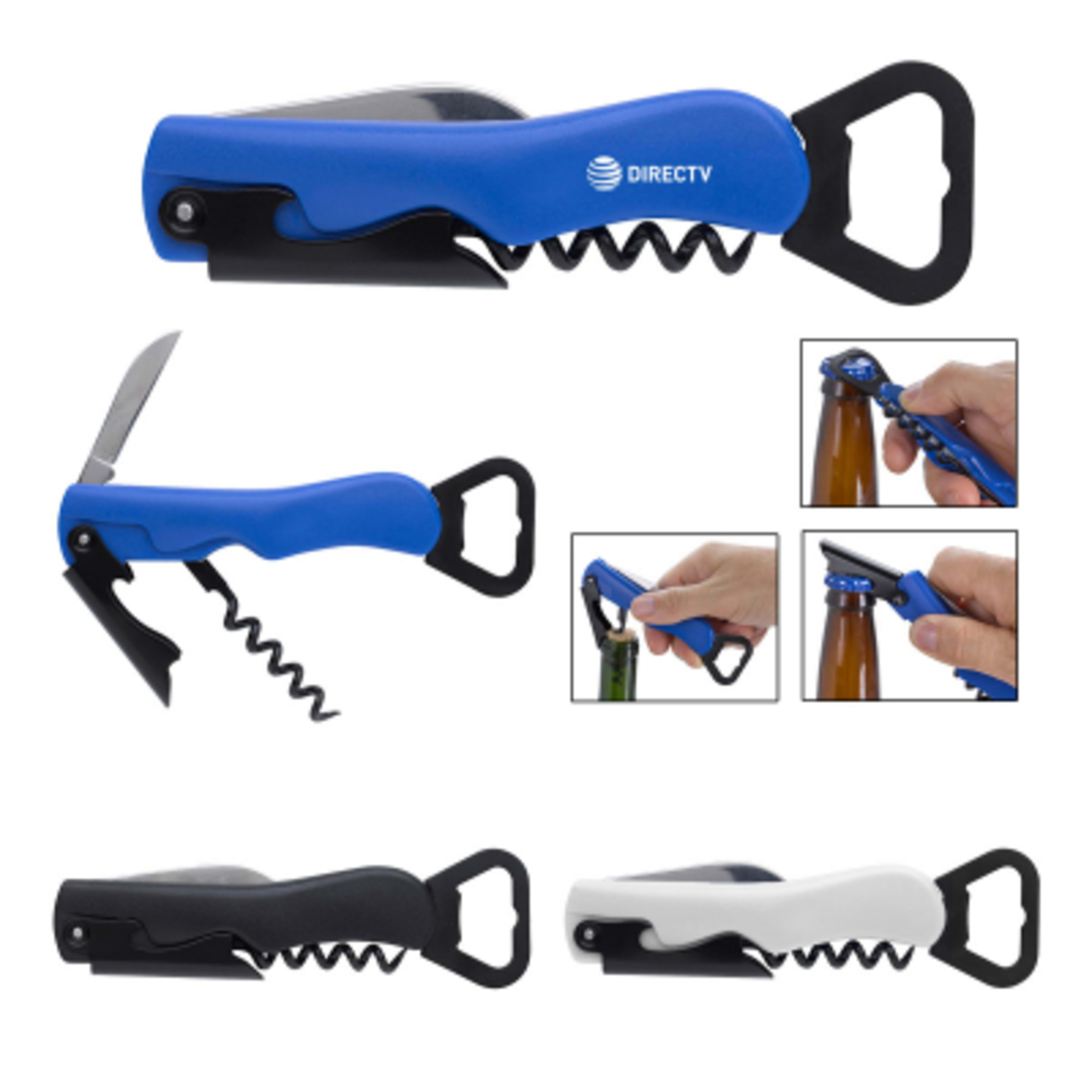 Waiter's Knife 4-in-1 Multi-Tool Bottle Opener - 5.5 in - Group Shot - product view 2