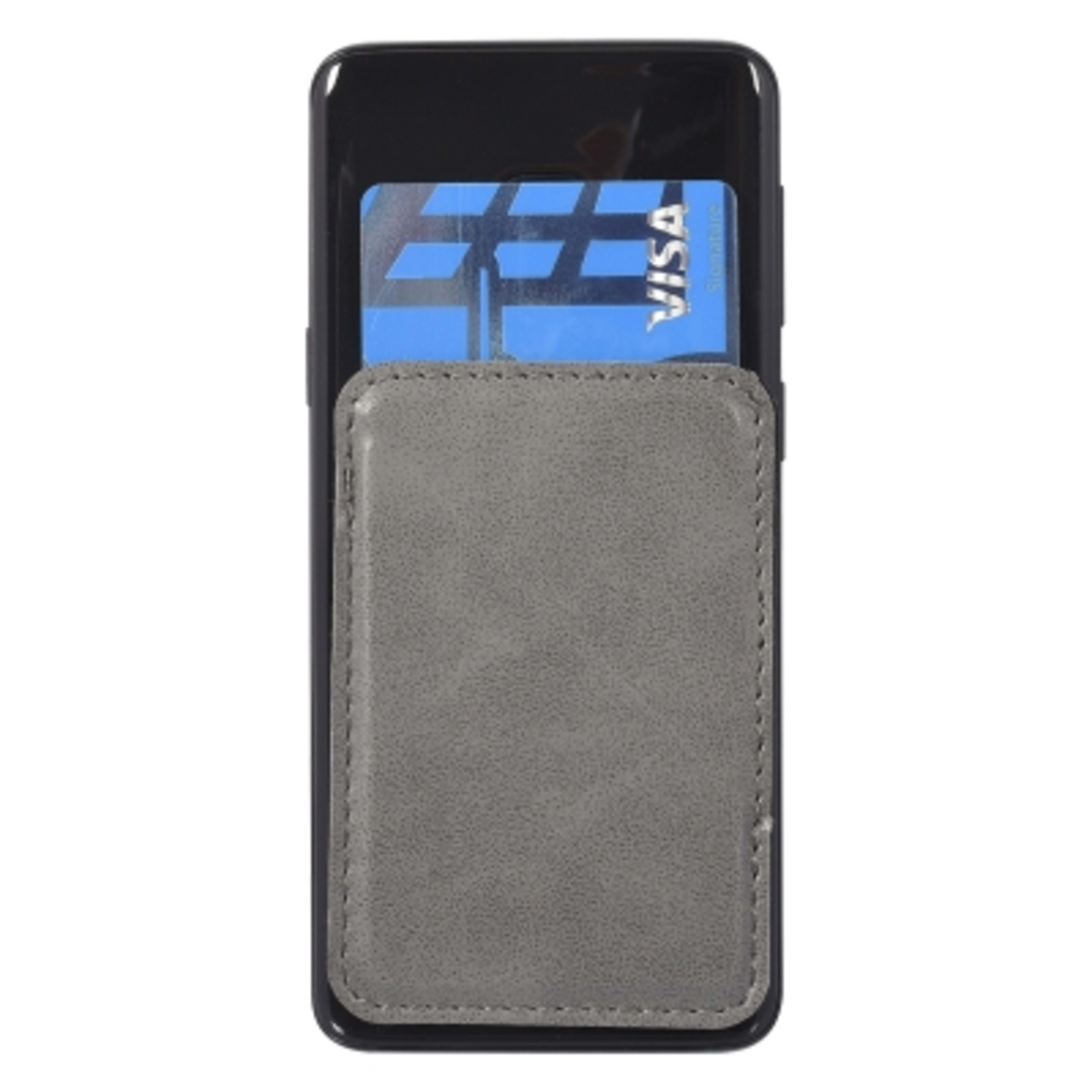 Kickstand Phone Wallet with Magnetic Closure - 3.75 in - Gray - Inset - product view 5