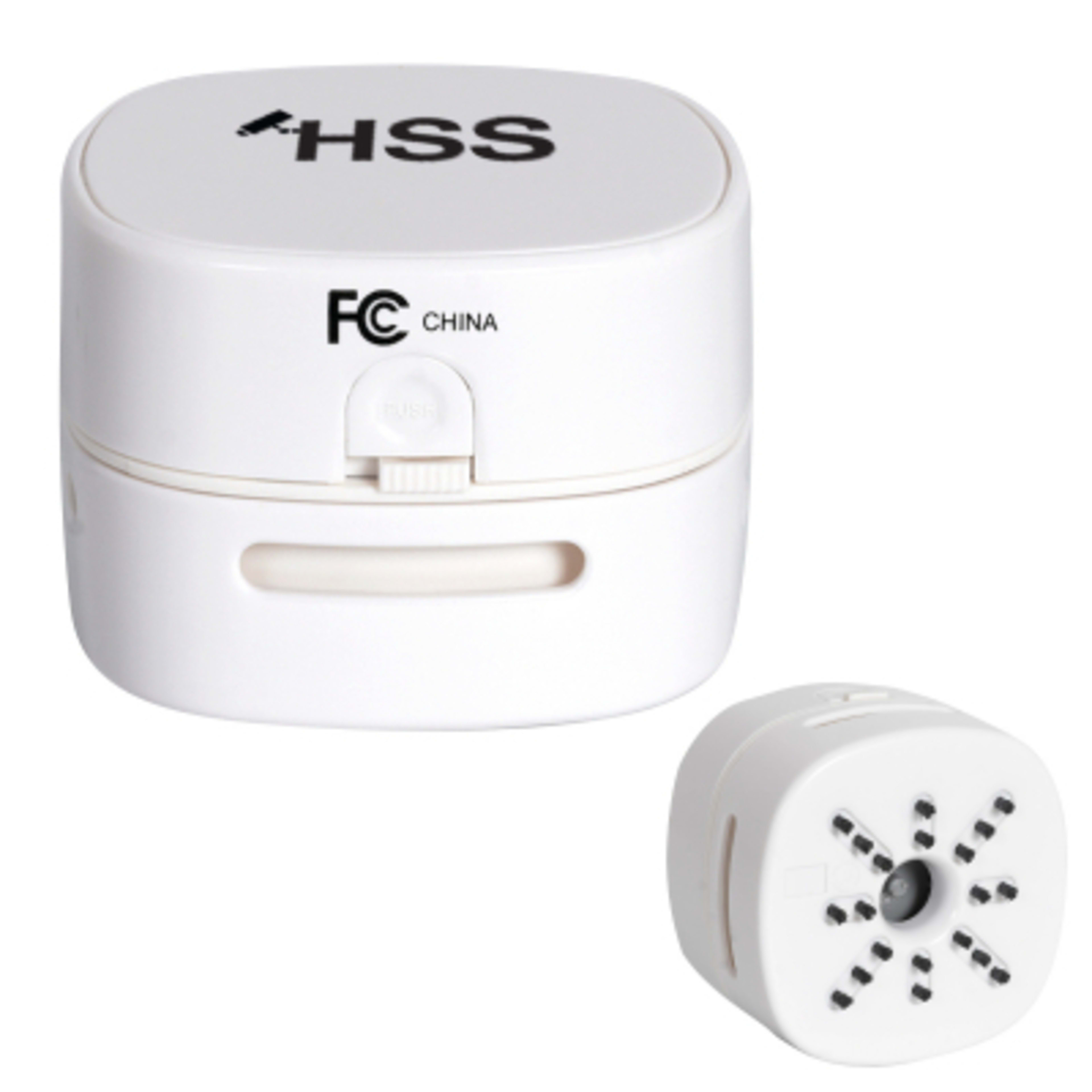 Desktop Vacuum Cleaner for Keyboards ABS Plastic - 3 in - White - Silkscreen - product view 2