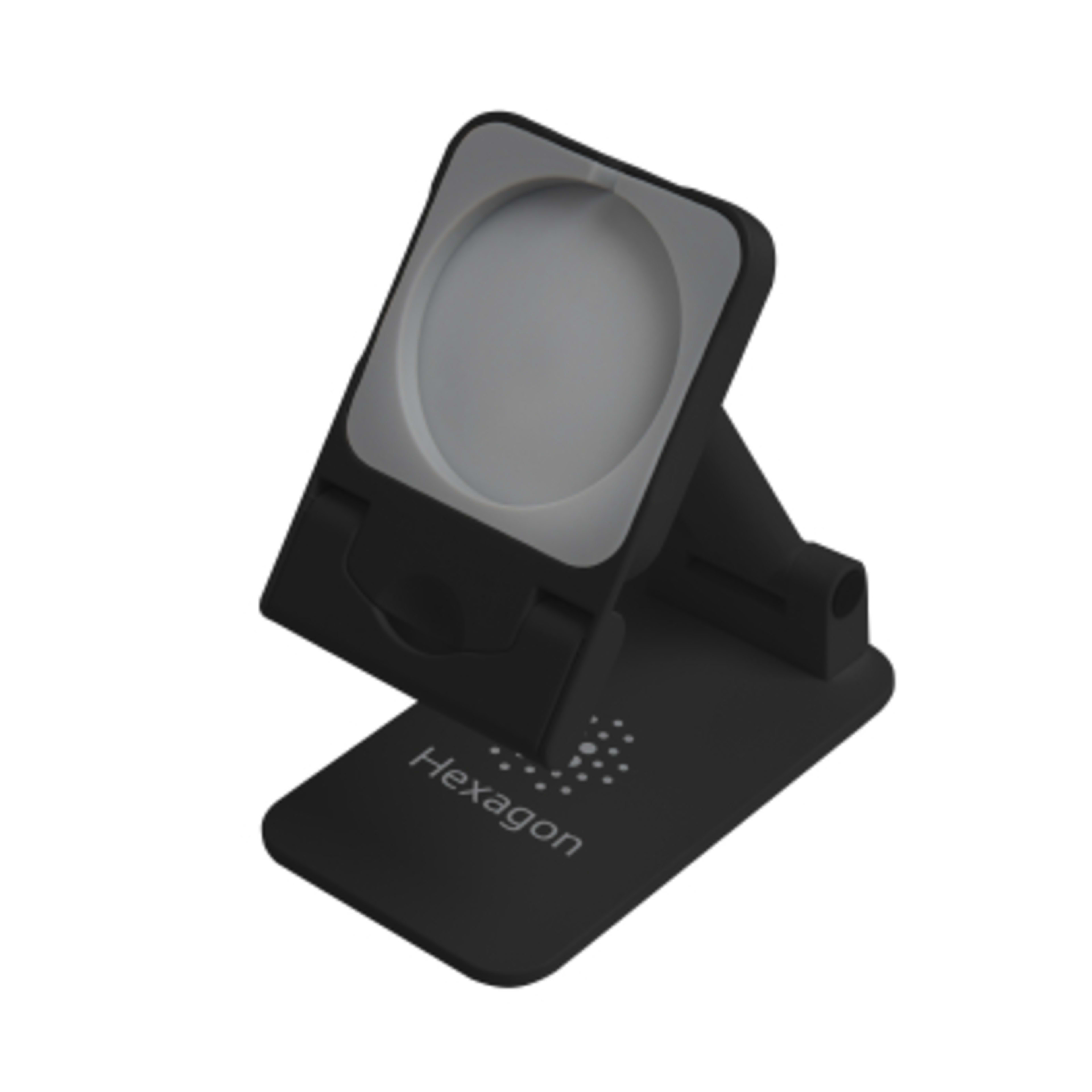 MagSafe Phone Stand Adjustable - 2⅝ x 4⅓ in - Black - Silkscreen - product view 1