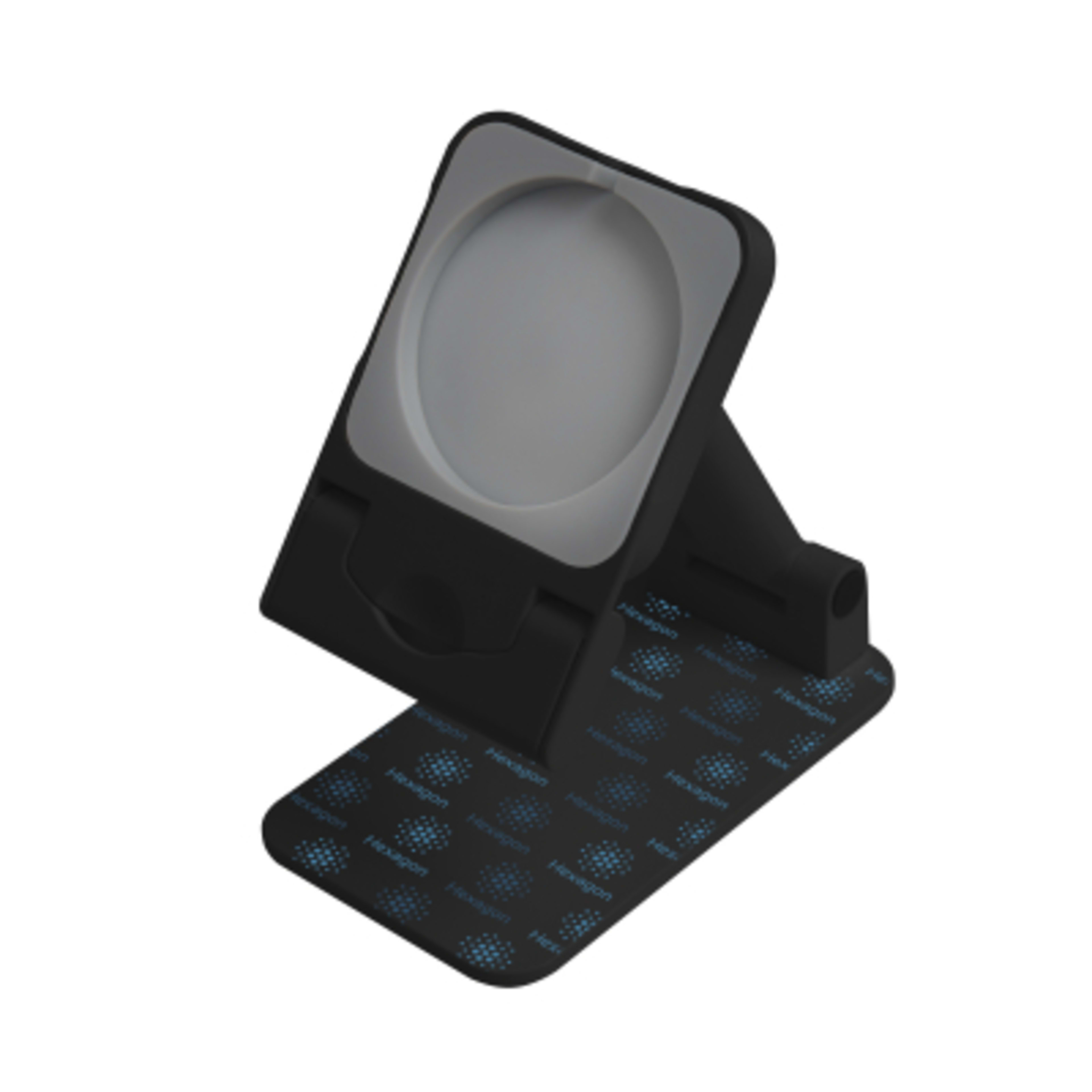 MagSafe Phone Stand Adjustable - 2⅝ x 4⅓ in - Black - Digibrite - product view 2