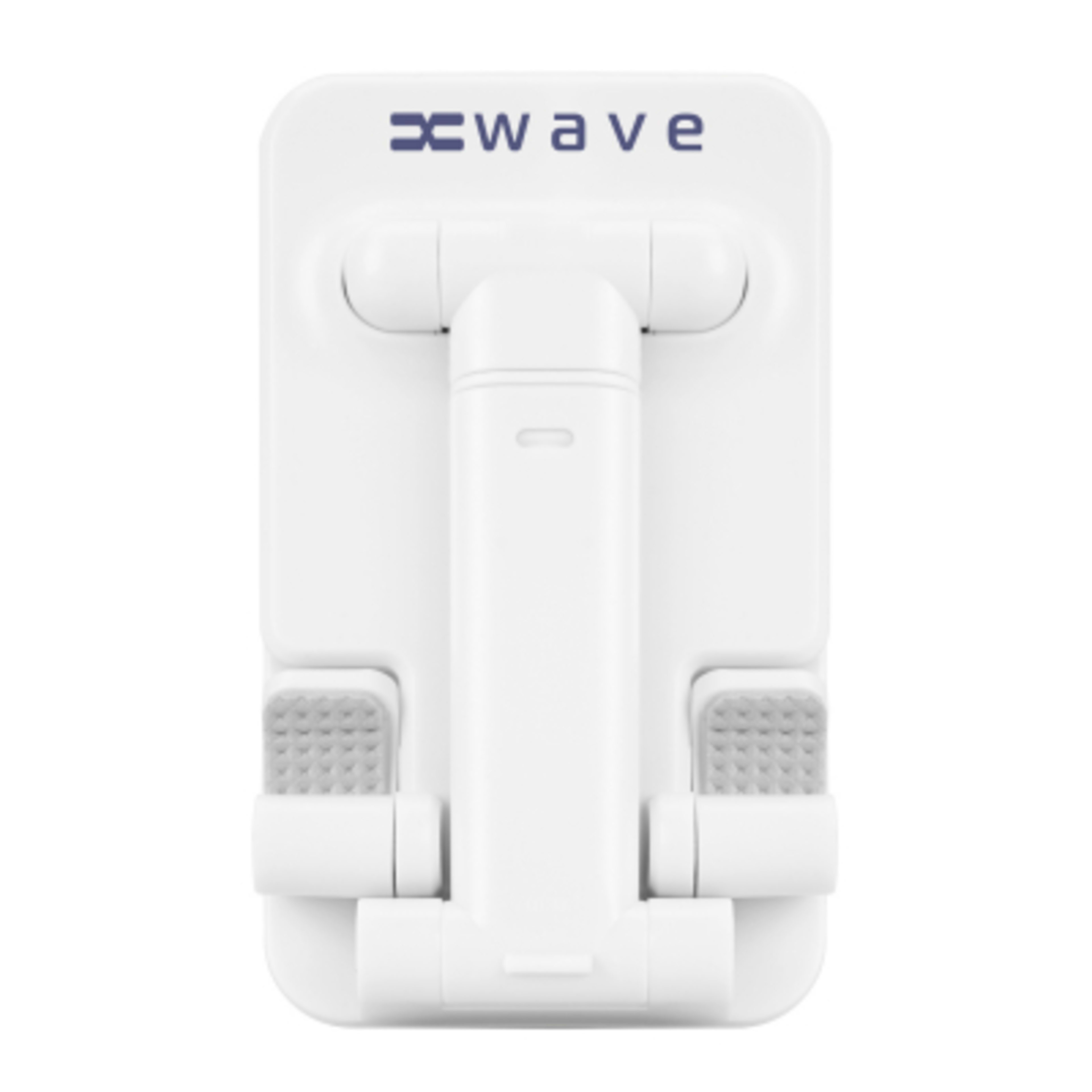 Phone Stand Recycled ABS Adjustable - 2.5 x 4 in - White - Back Padprint - product view 2