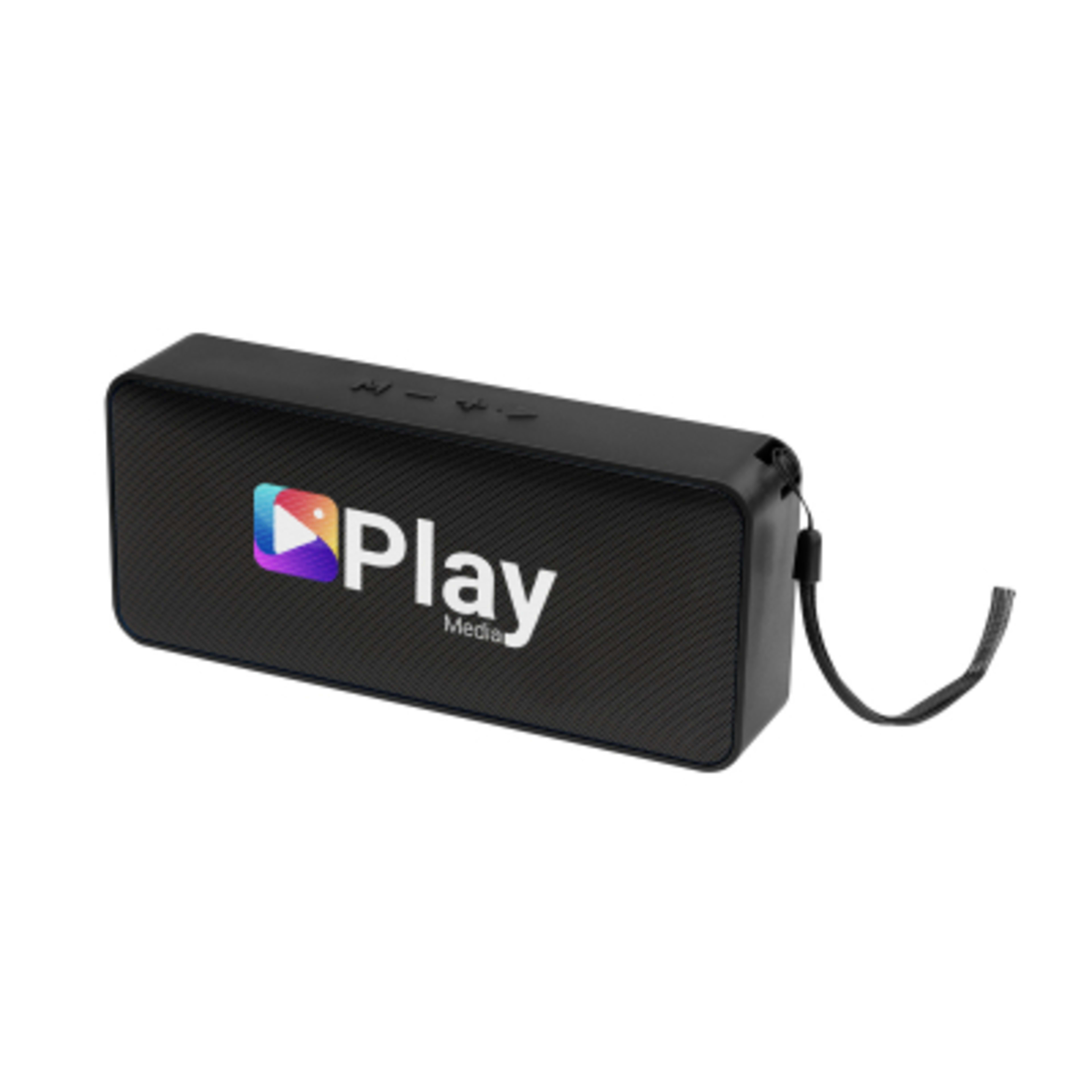 Speaker Recycled ABS Bluetooth 5.0 - 7 x 3 in - Black - Digibrite - product view 1