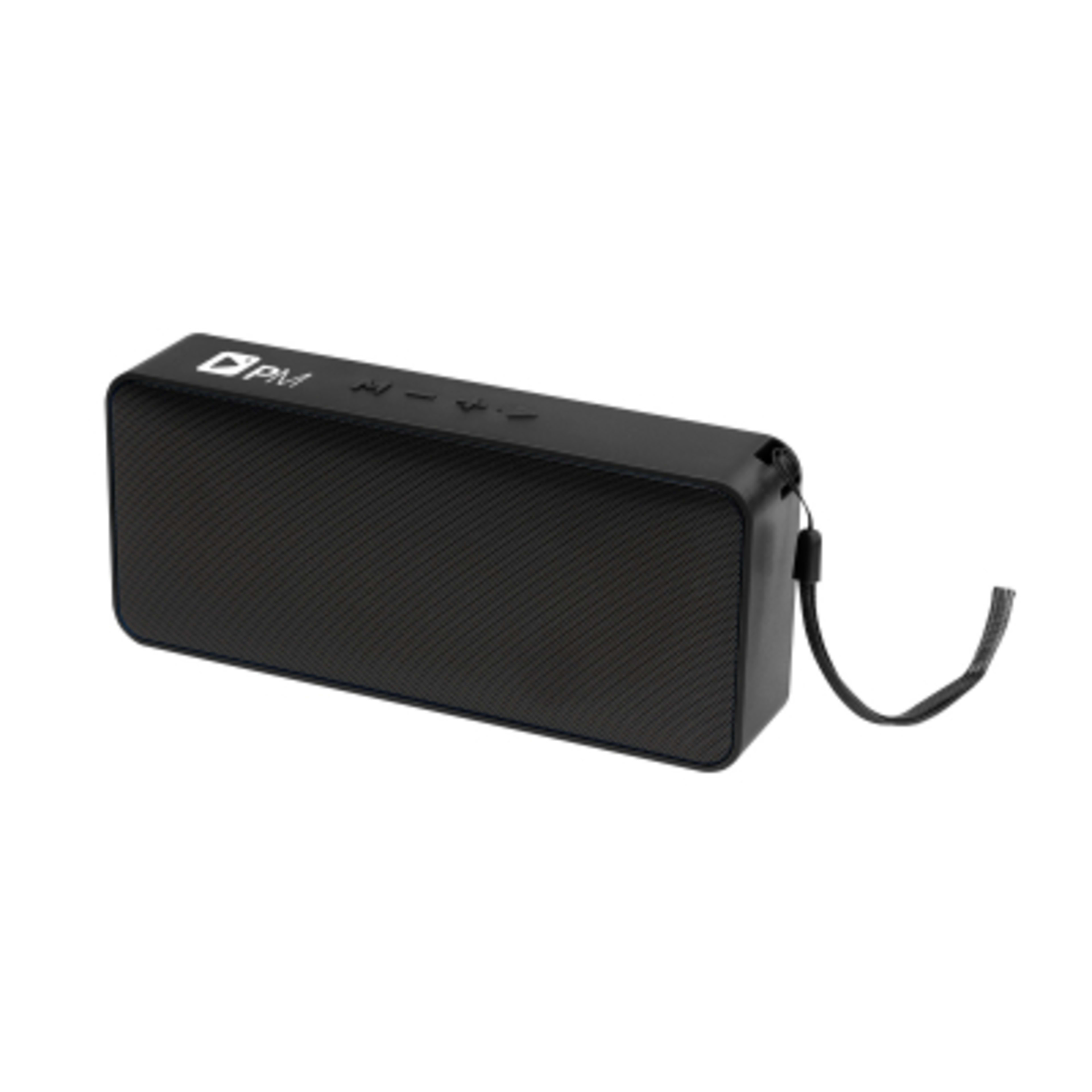Speaker Recycled ABS Bluetooth 5.0 - 7 x 3 in - Black - Padprint - product view 2