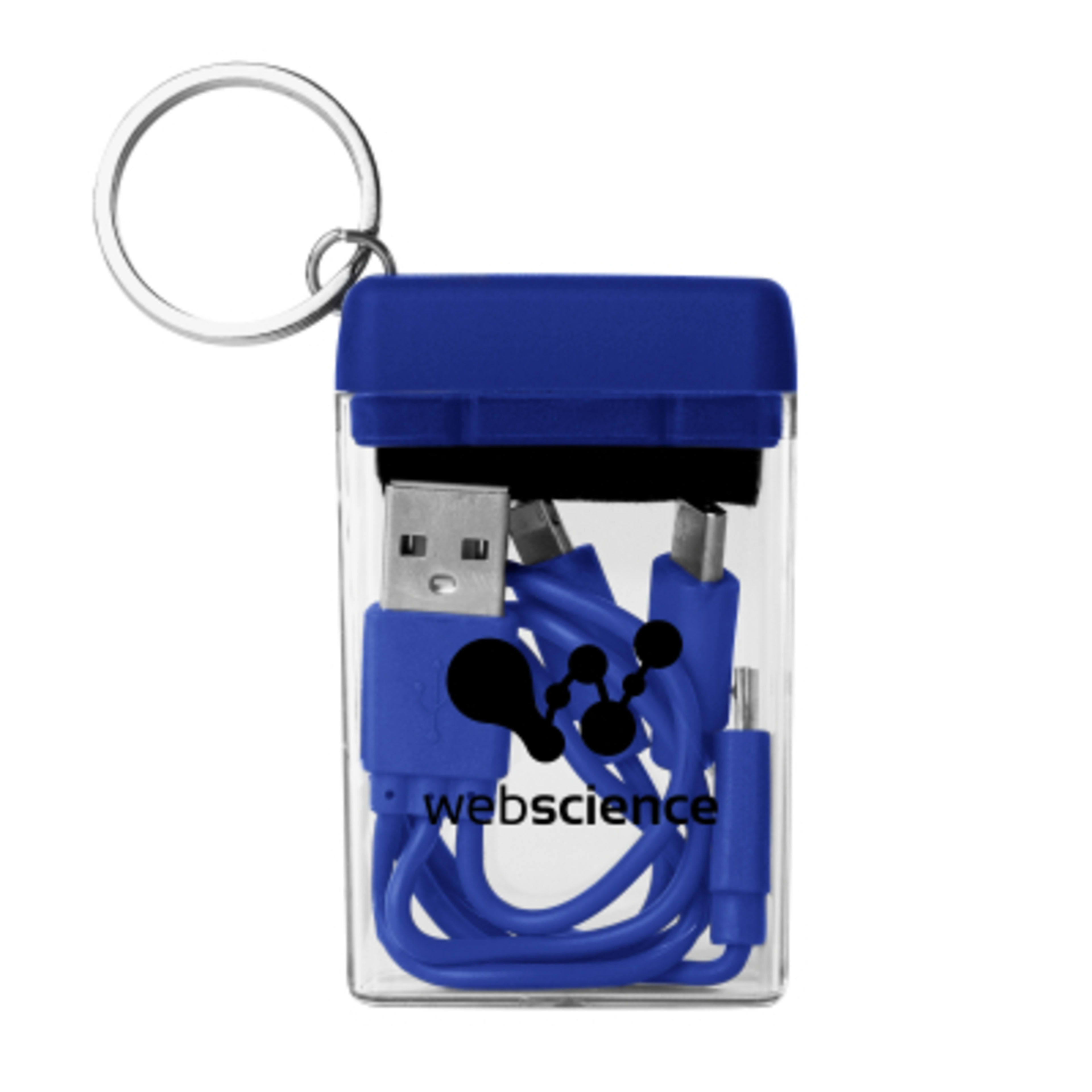 Charging Cable 4-in-1 Screen Cleaner Set - Blue - Silkscreen - product view 2