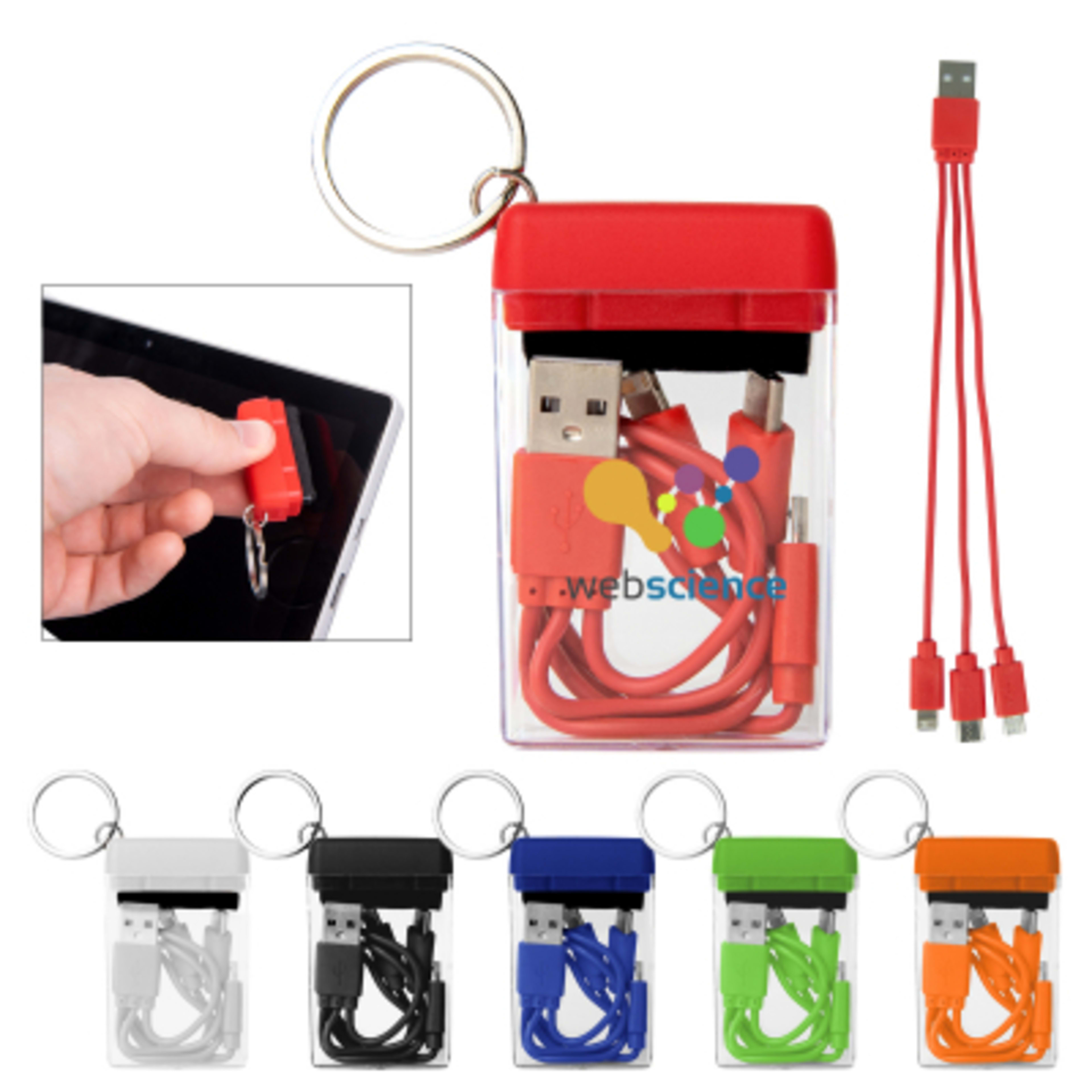 Charging Cable 4-in-1 Screen Cleaner Set - Group Shot - product view 3