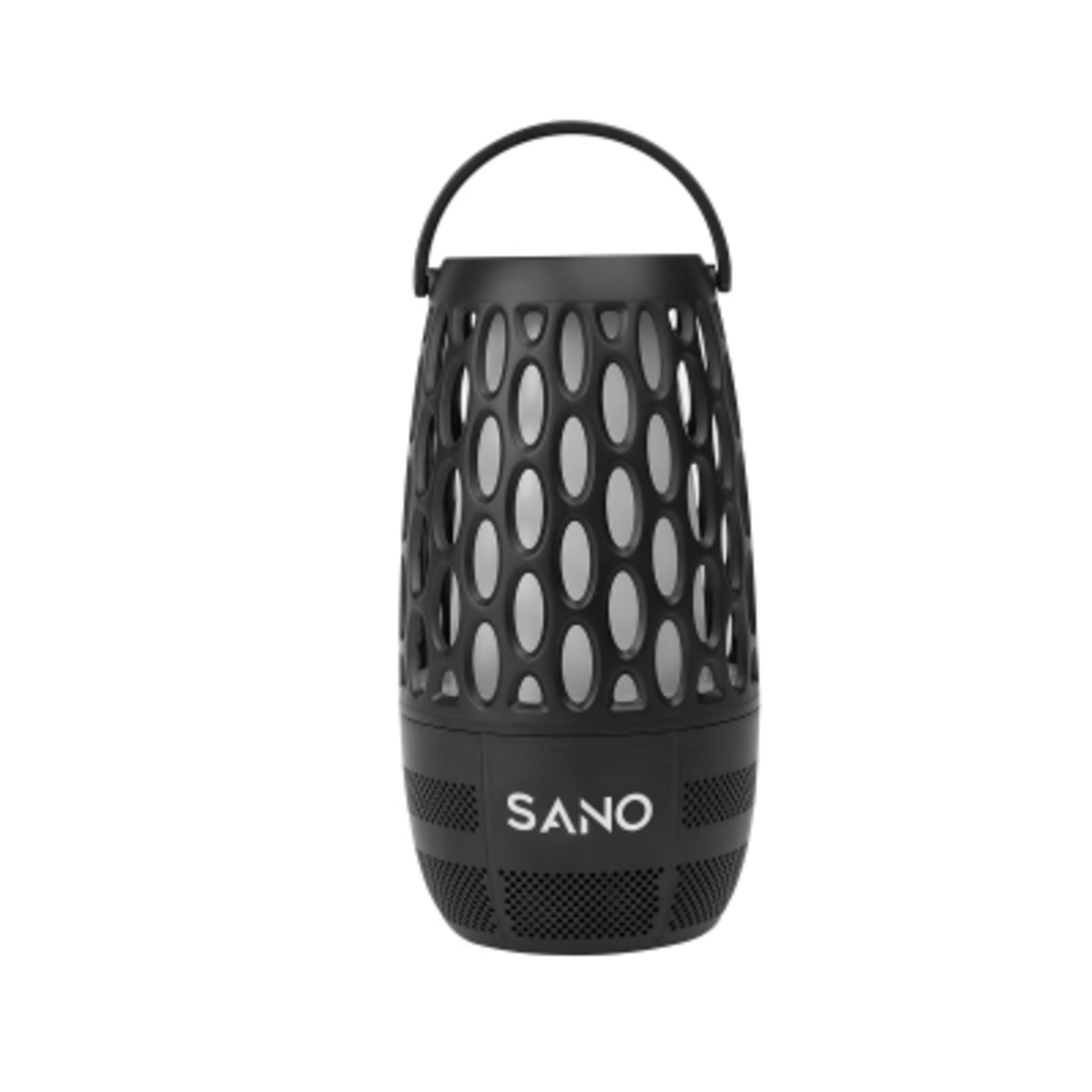 Speaker Flame Lantern Bluetooth Sound Machine - 3.75 x 6.75 in - Black - Silkscreen - product view 6