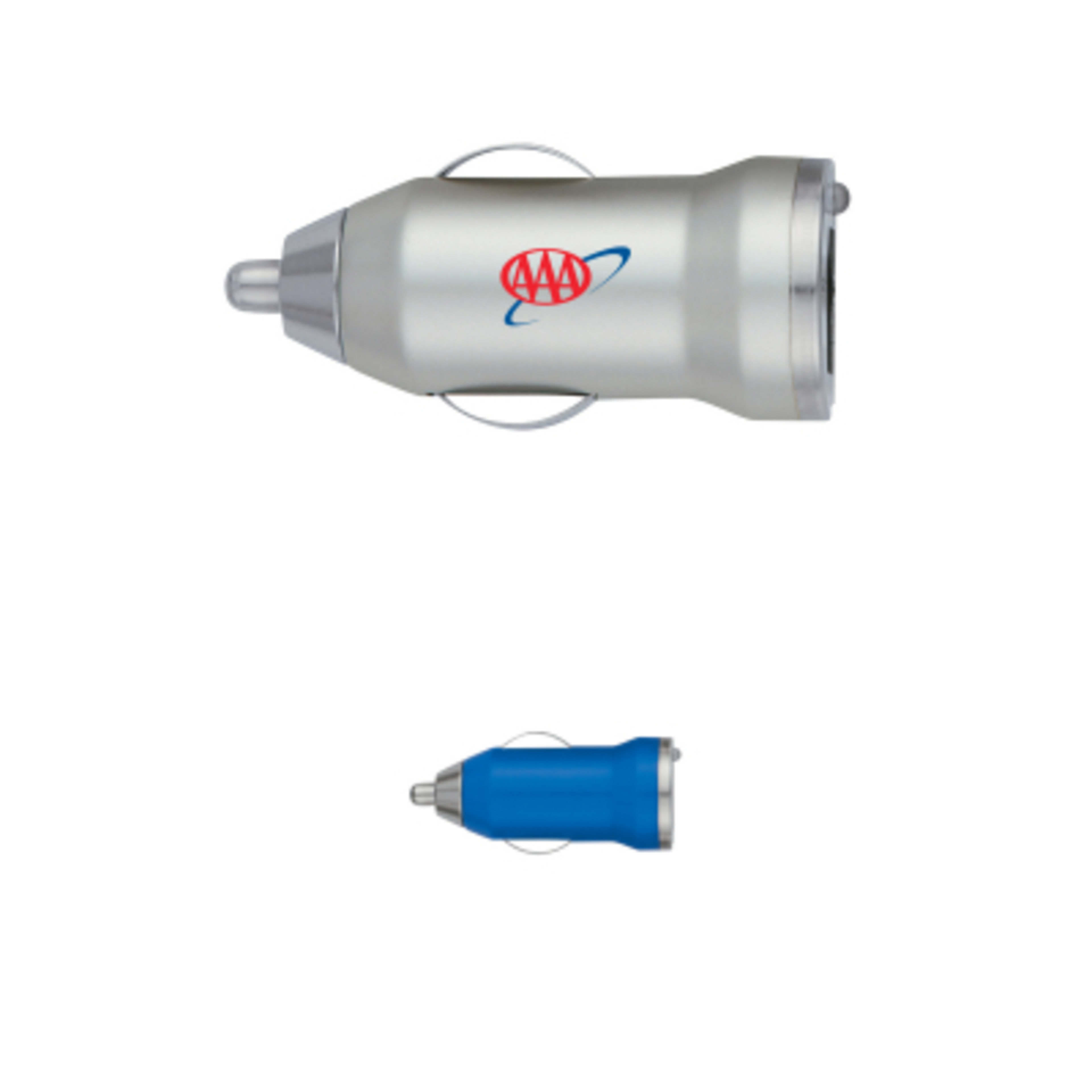 Car Adapter with LED Indicator - USB - Group Shot - product view 2