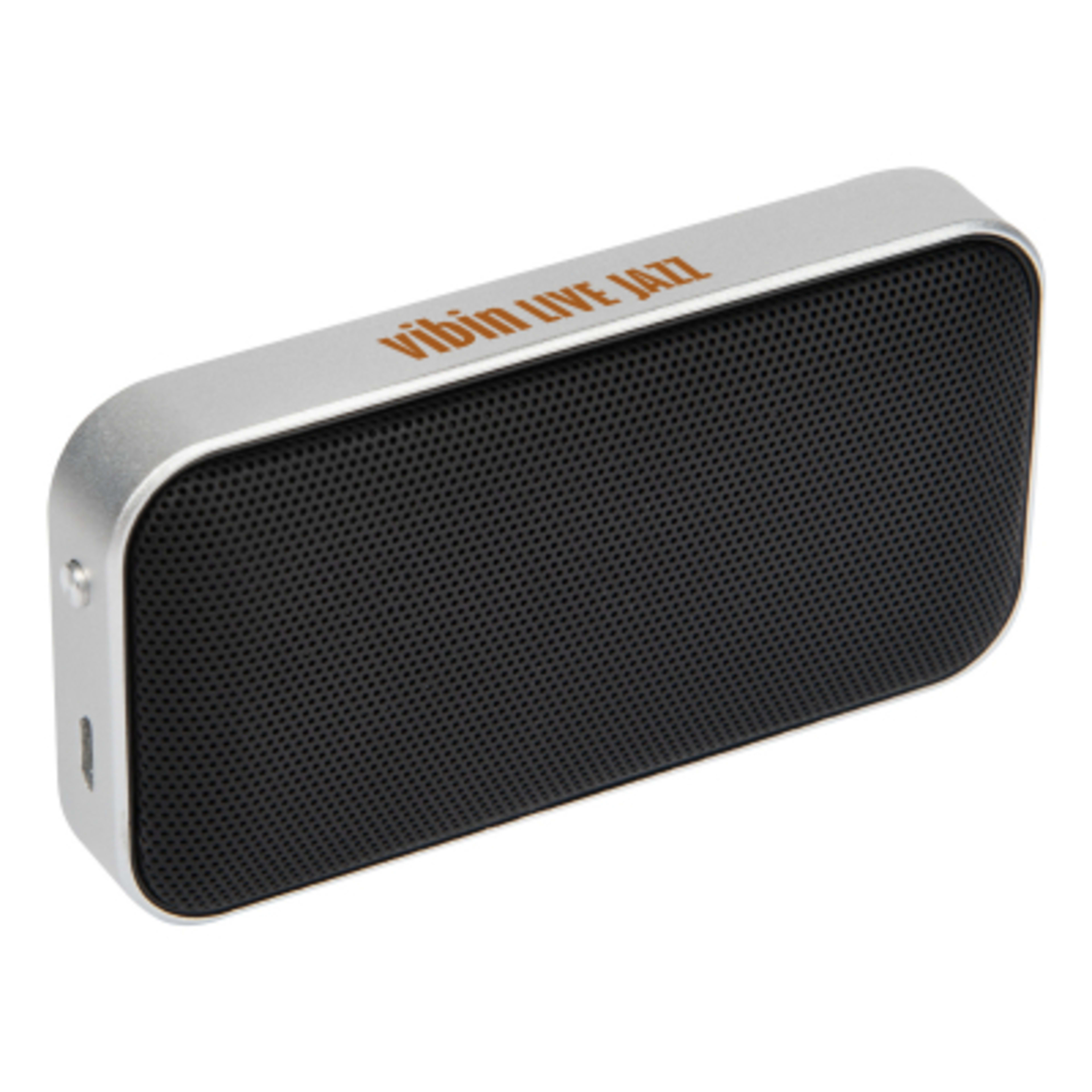 Bluetooth Nano Speaker Wireless Compact Hands-Free - 3.5 x 1.88 in - Black - Padprint - promotional product with custom logo