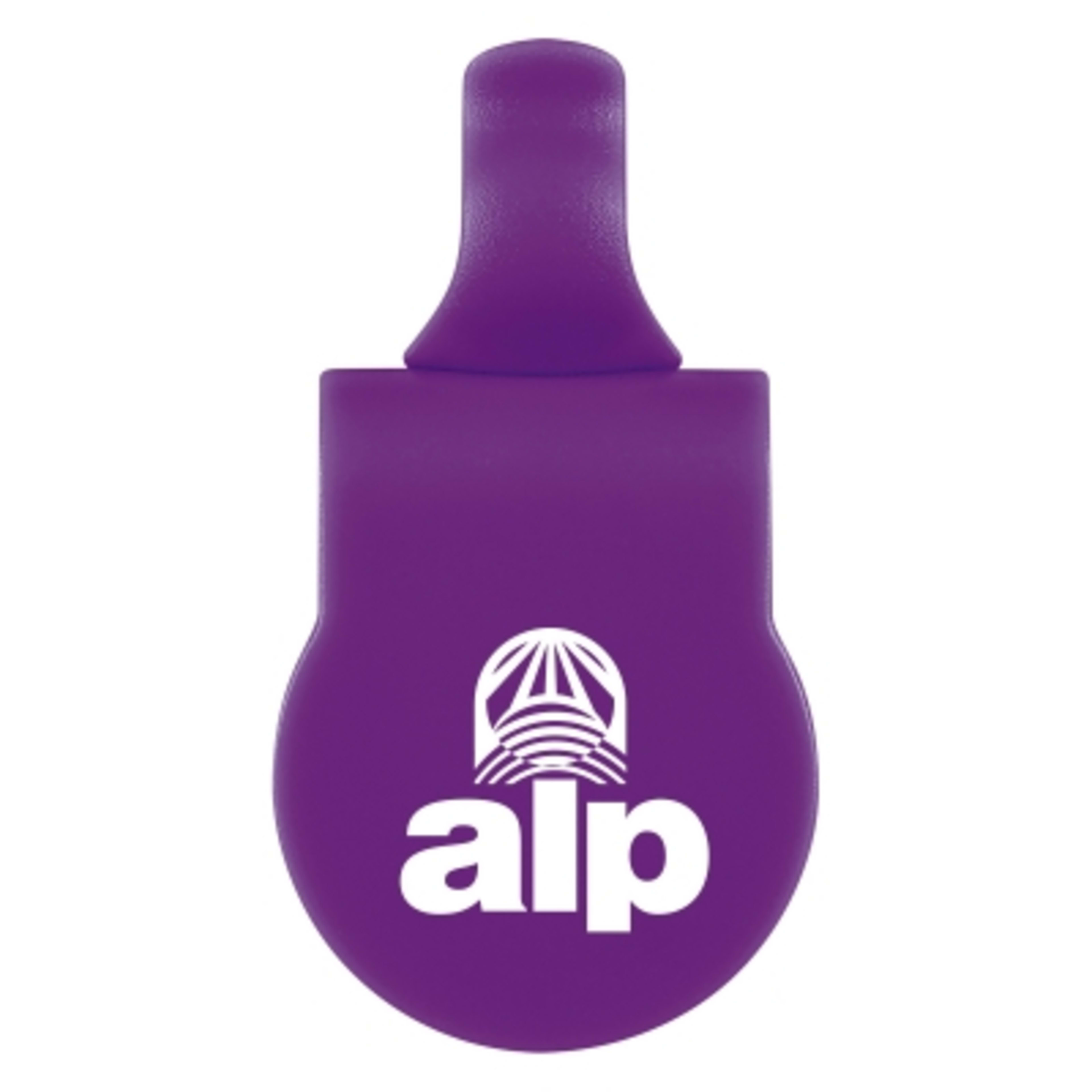 Webcam Privacy Cover Clip-On with Pen Holder - 1.13 x 2 in - Purple - Padprint - product view 1