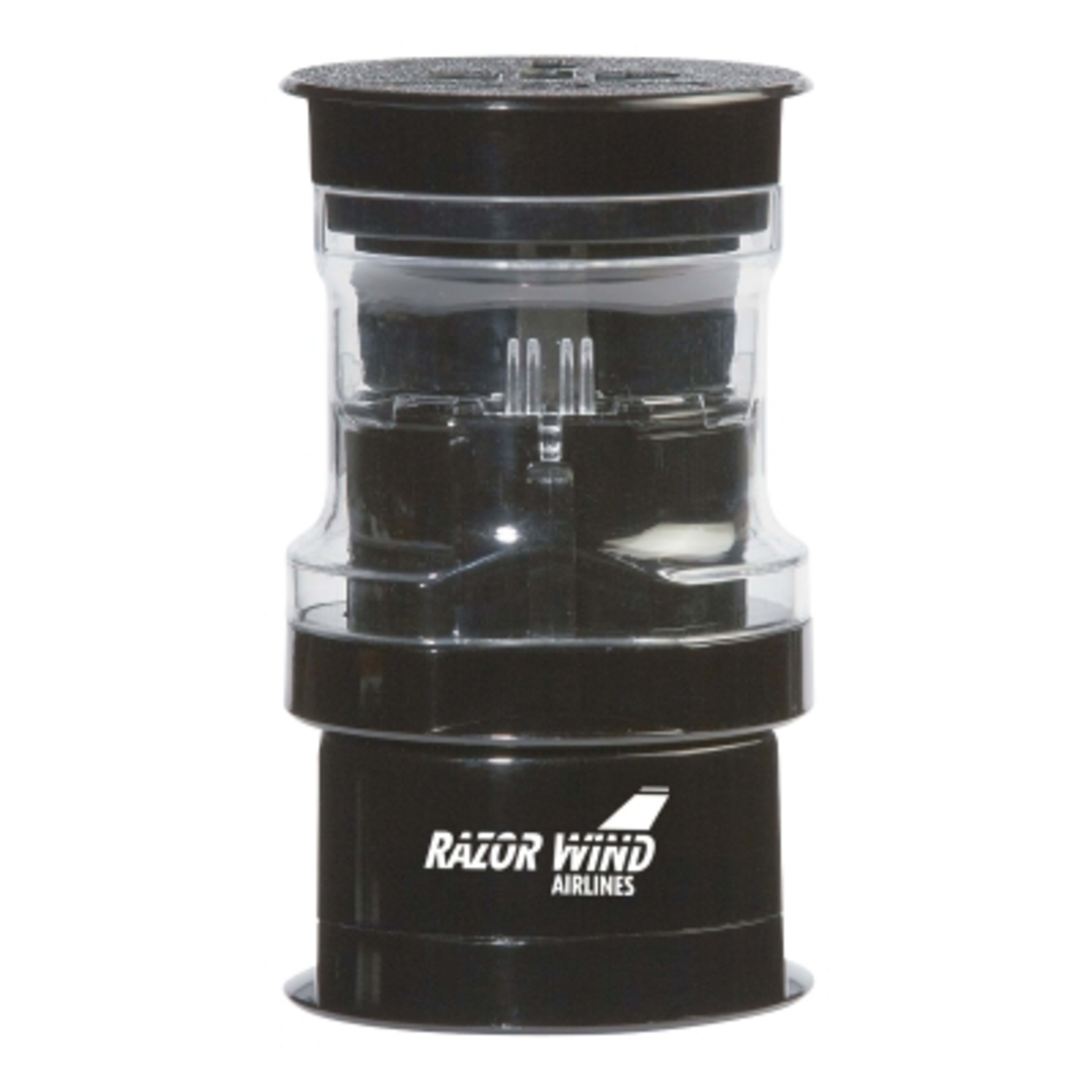 Universal Travel Adapter 4-Country - 2 x 3.25 in - Black - Padprint - product view 1