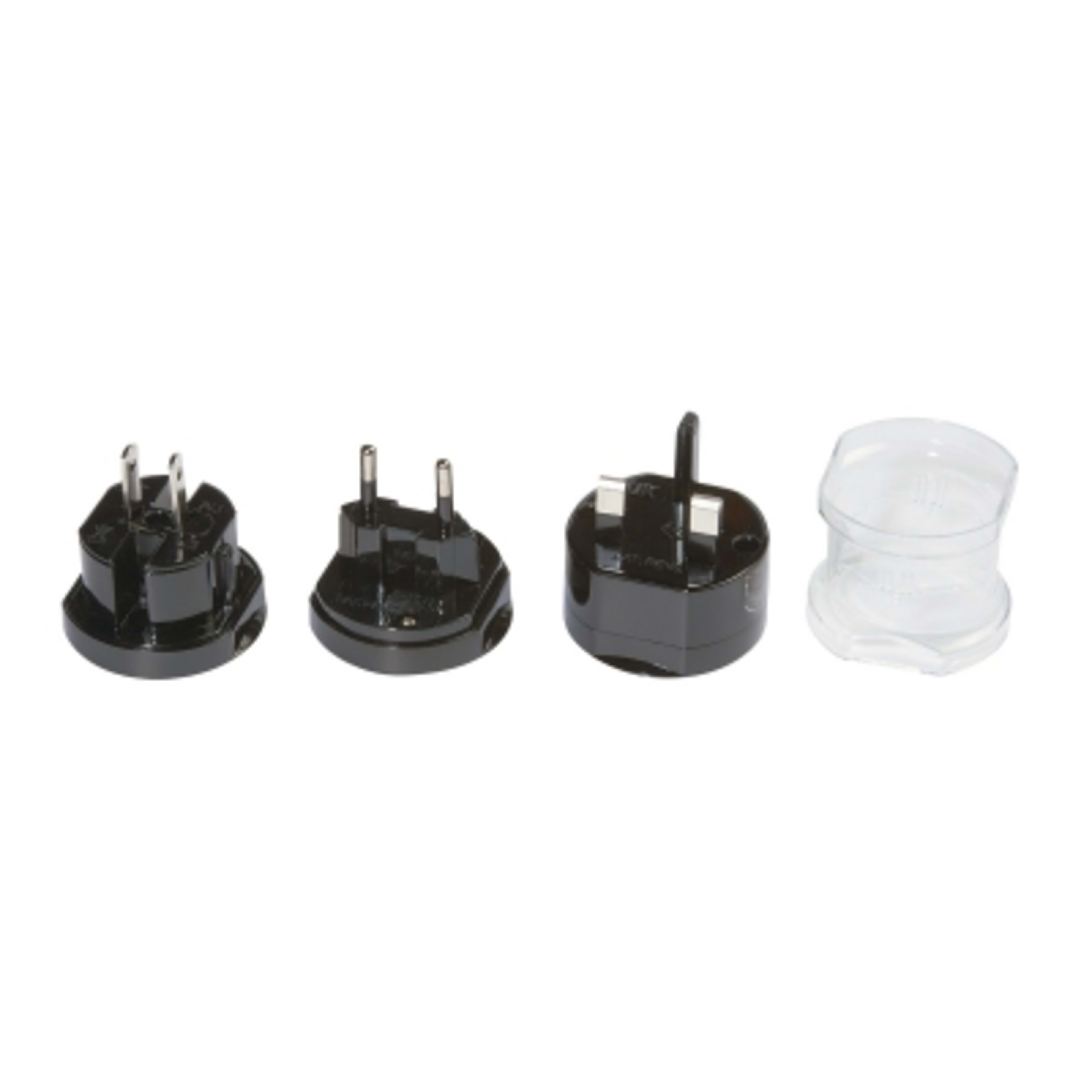 Universal Travel Adapter 4-Country - 2 x 3.25 in - Black - Parts - product view 3