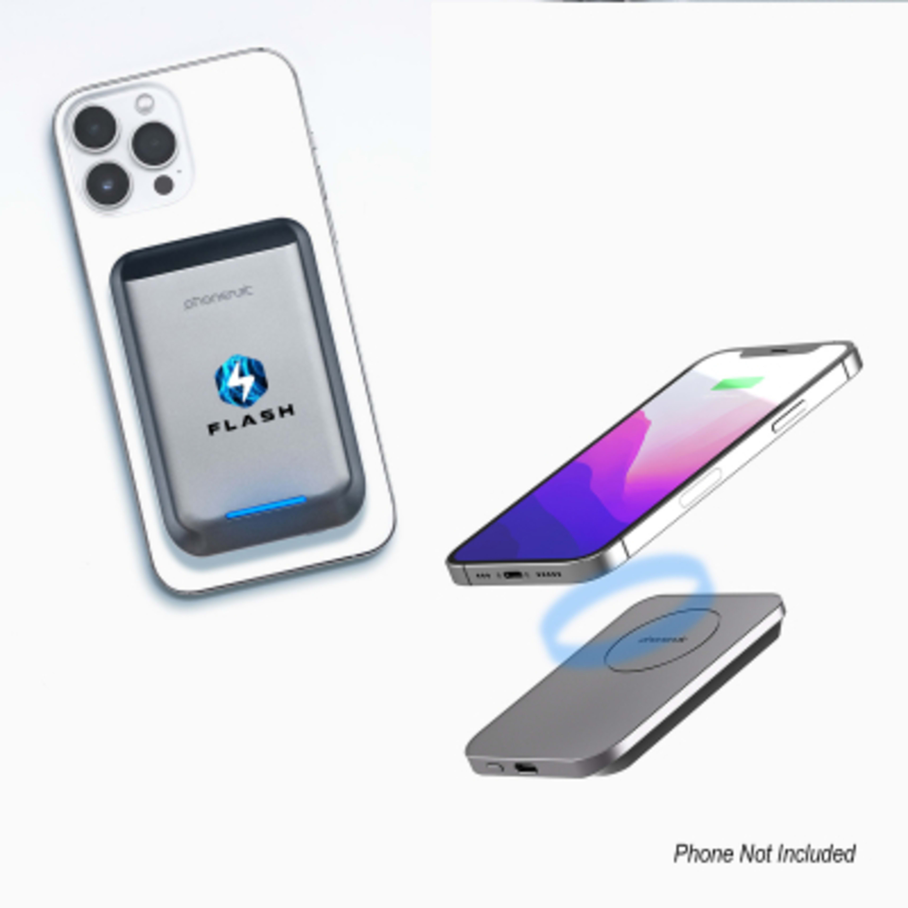 PhoneSuit Mag Max Wireless Portable Charger - 5000 mAh - Group Shot