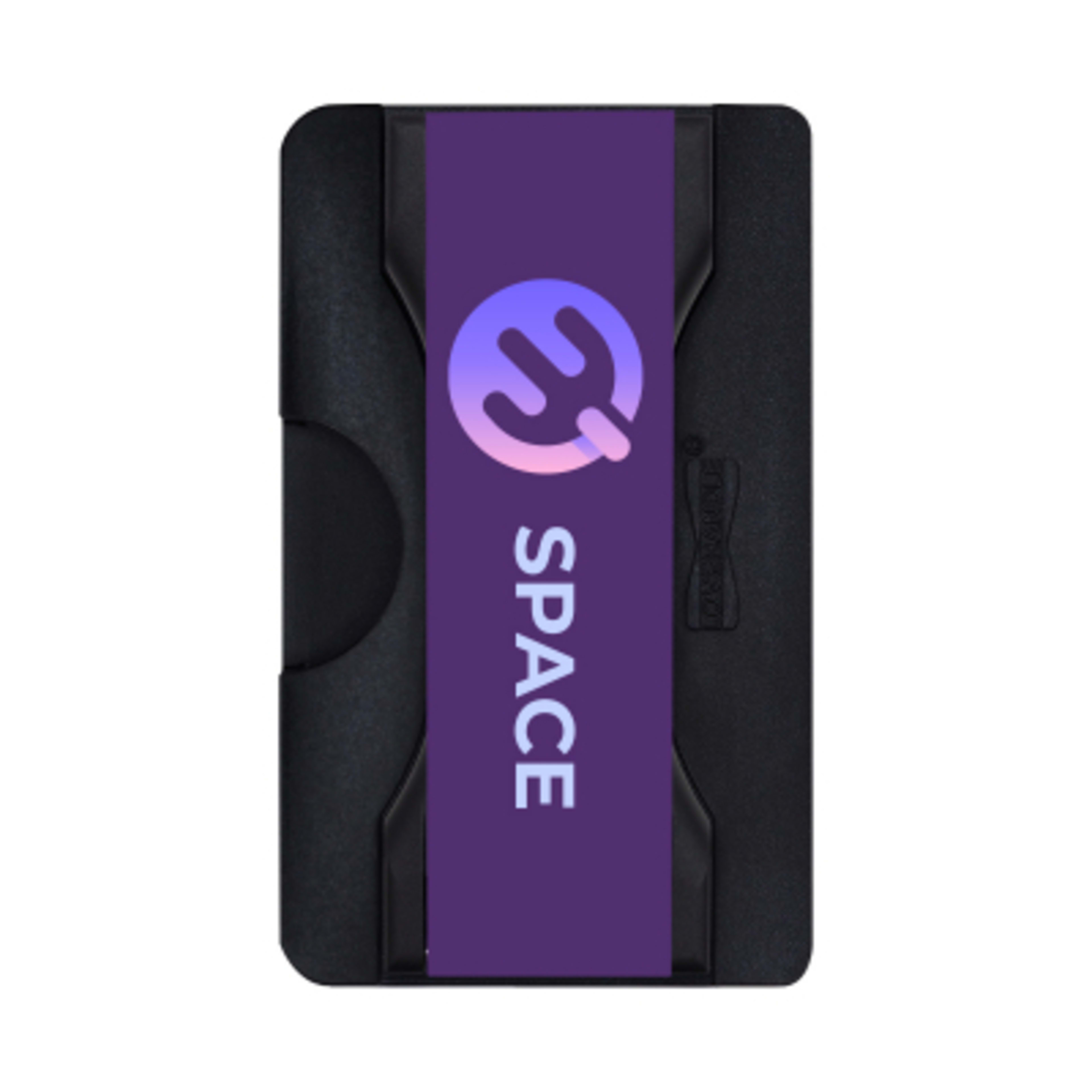 LoveHandle PRO Wallet Phone Grip for MagSafe - 3.75 x 2.25 in - Black - Sublimation - product view 1