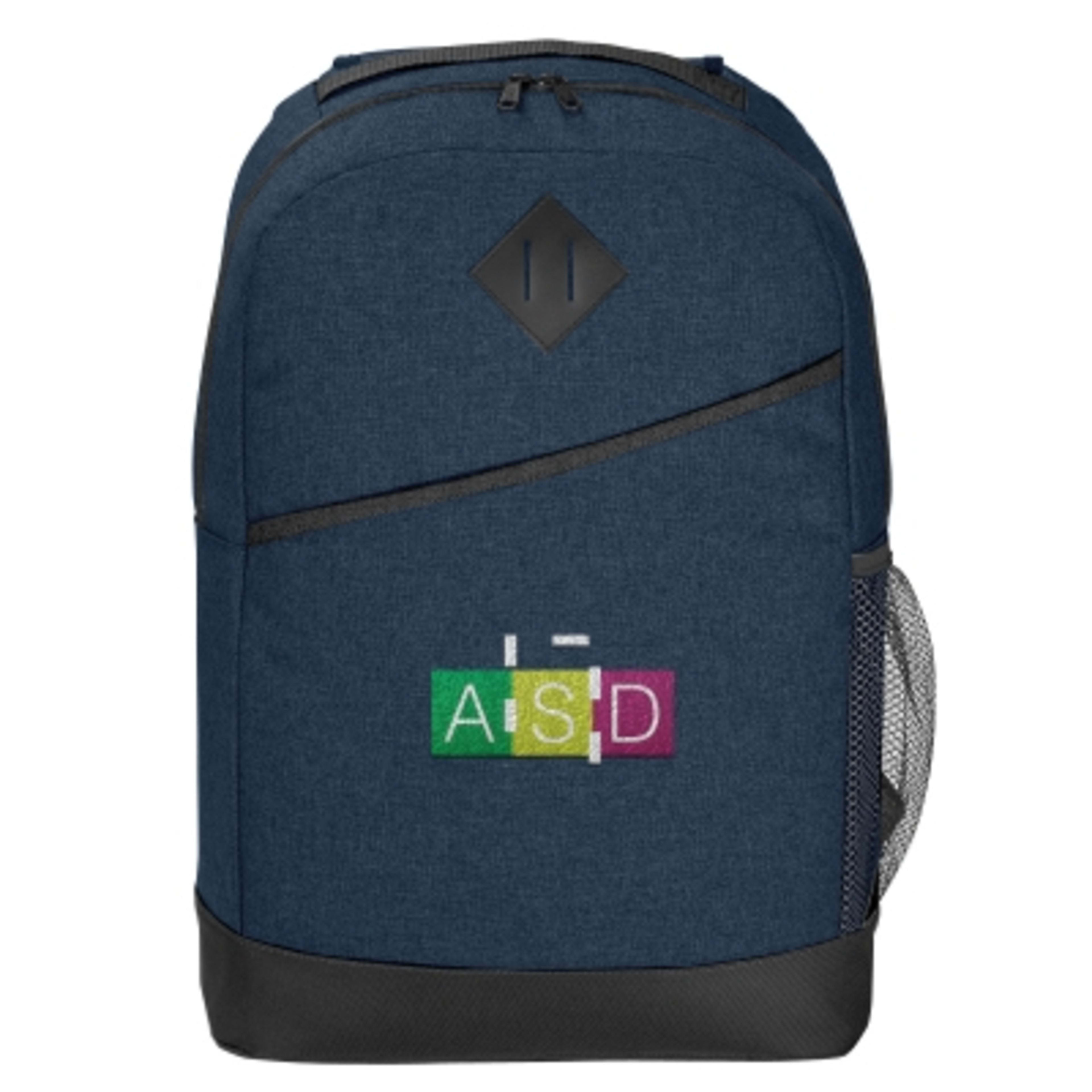 Backpack 600D Polycanvas High Line Padded - 11 x 16½ x 5½ in - SLA - Embroidery - product view 3