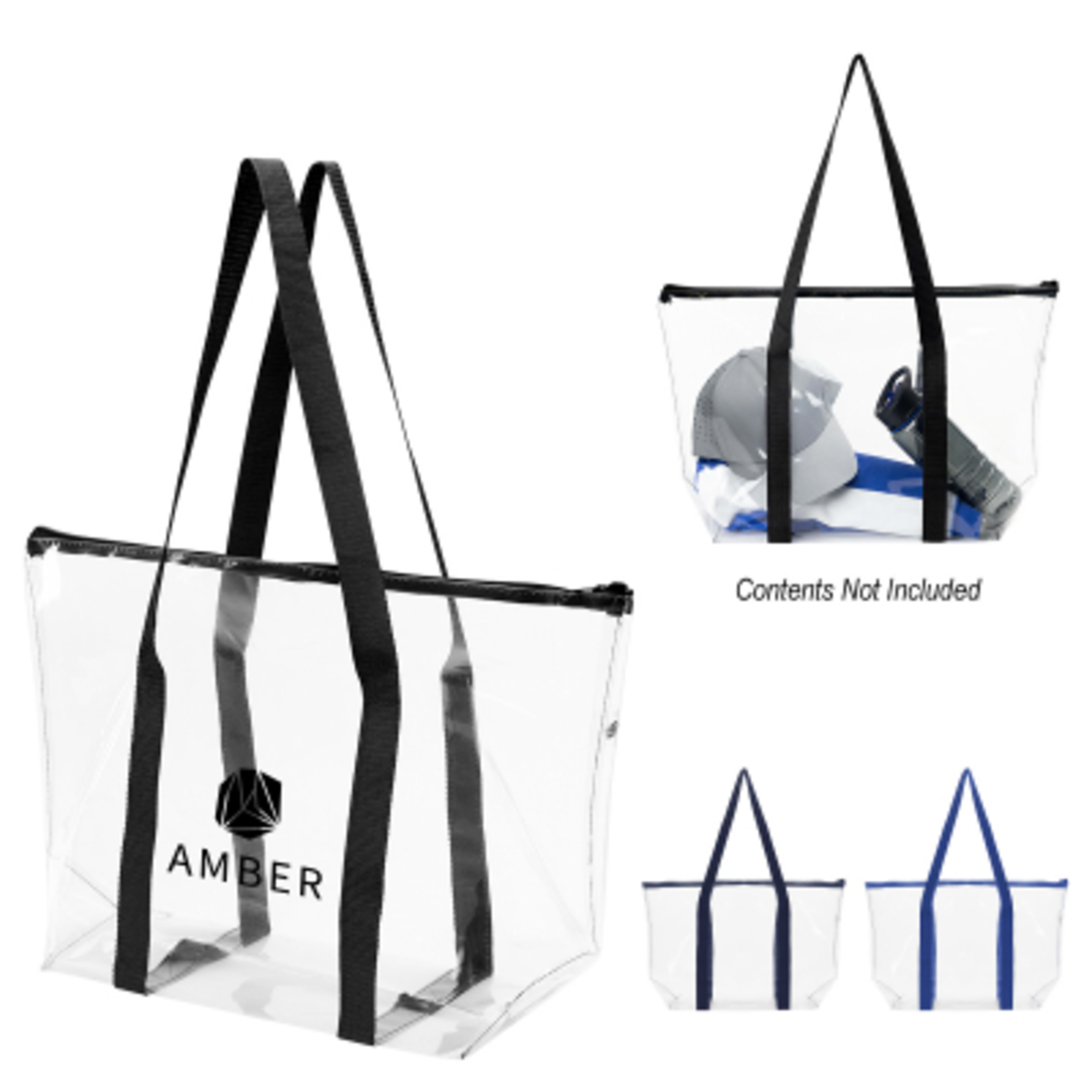 Clear Tote Bag EVA Phthalate-Free - 20 x 13 in - Group Shot - product view 2