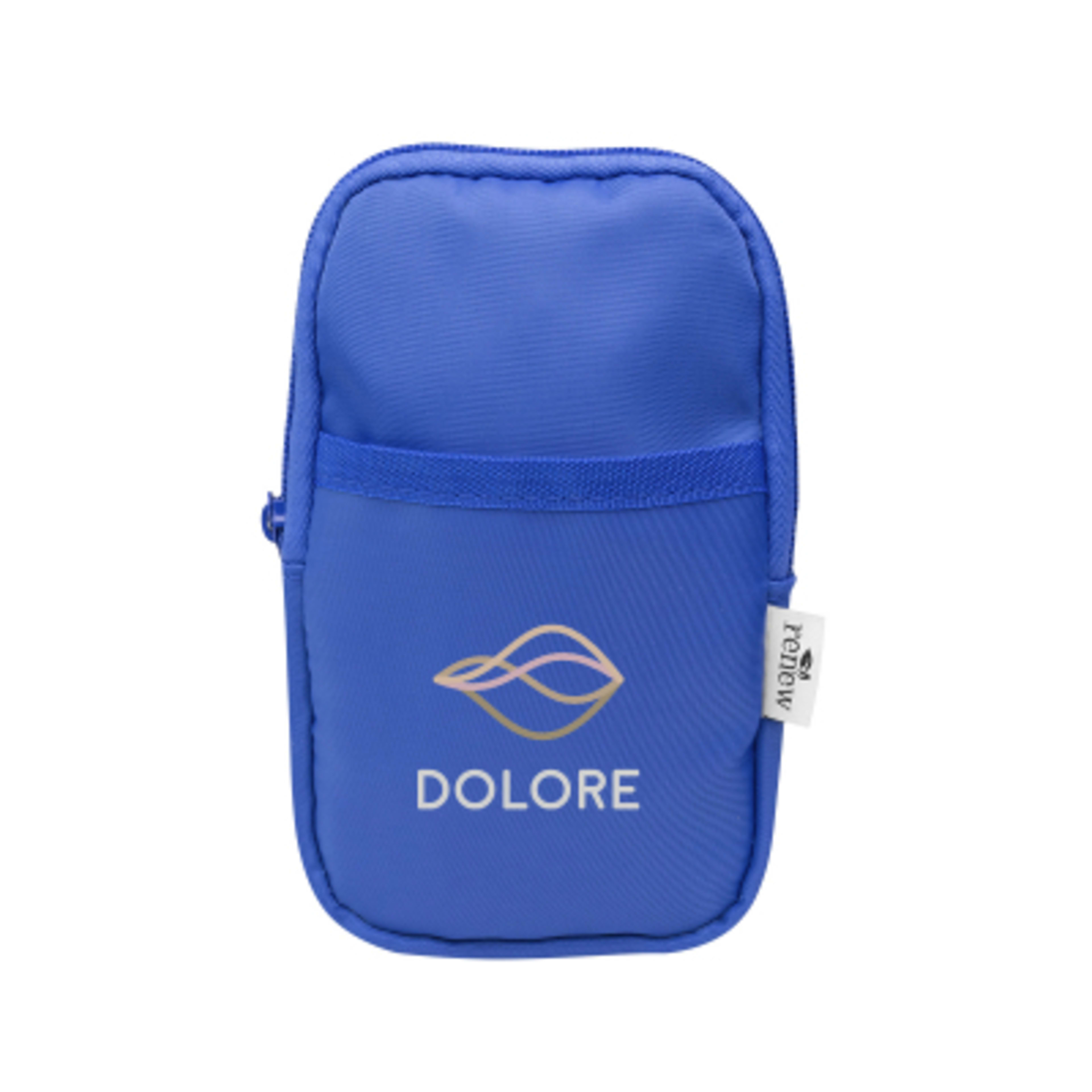 Phone Pouch rPET Recycled Twill Polyester - 4 x 6 in - Royal - Colorbrite - product view 2