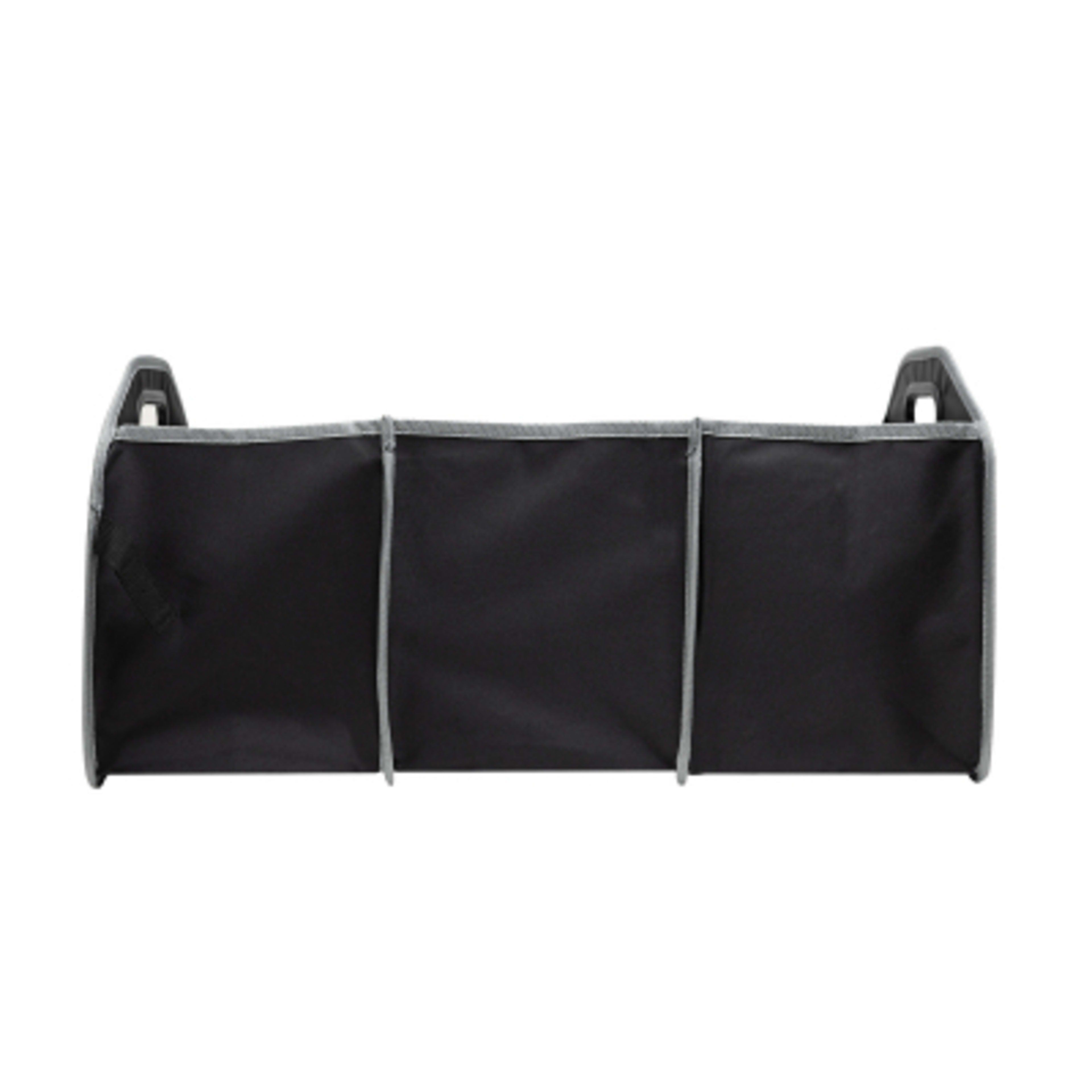 Trunk Organizer 600D Polyester with Cooler Bag - 24 x 12 in - Black/Gray - Side - product view 3