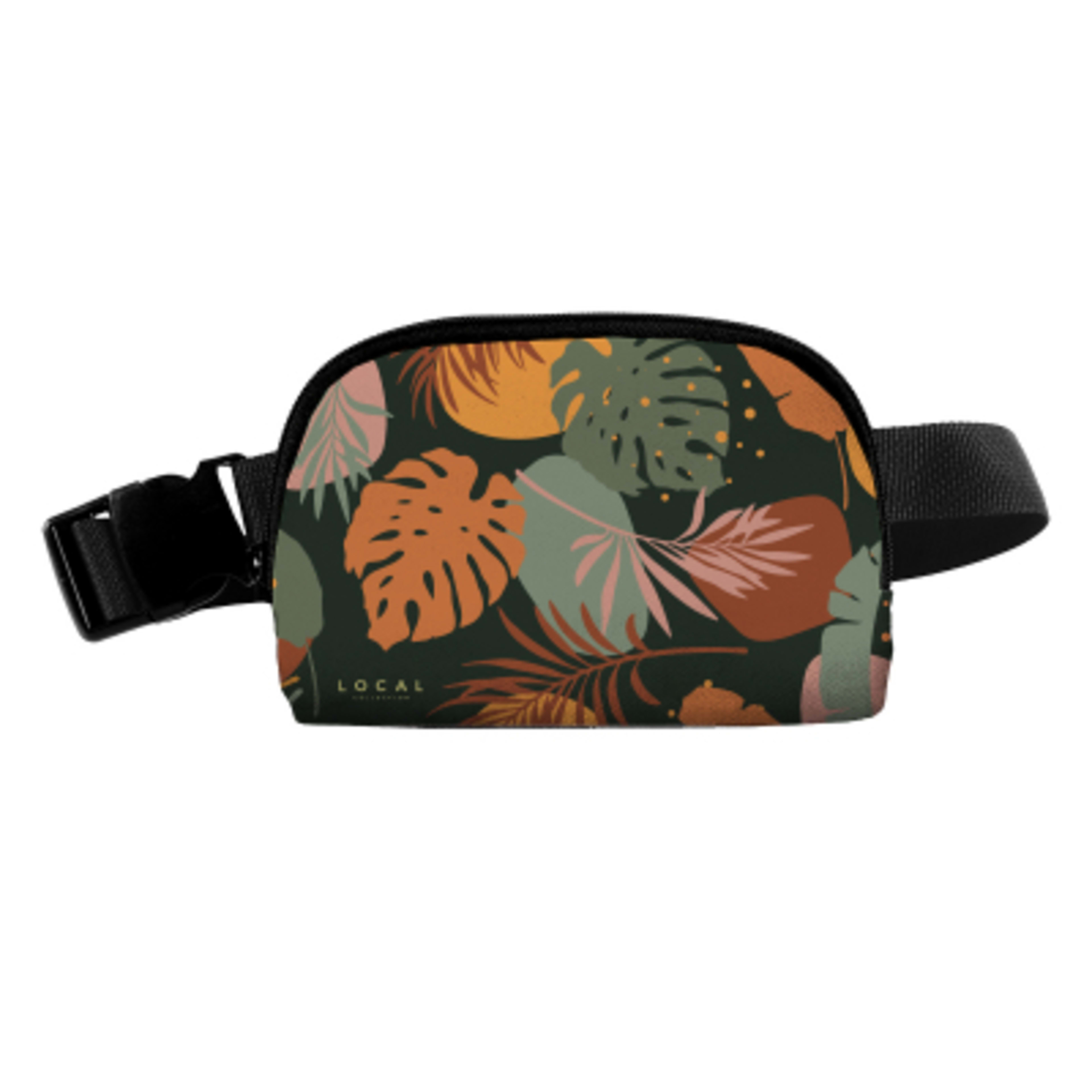 Fanny Pack Sublime Series rPET Recycled - 8 x 5 x 2 in - White/Black/Black - Sublimation - product view 13