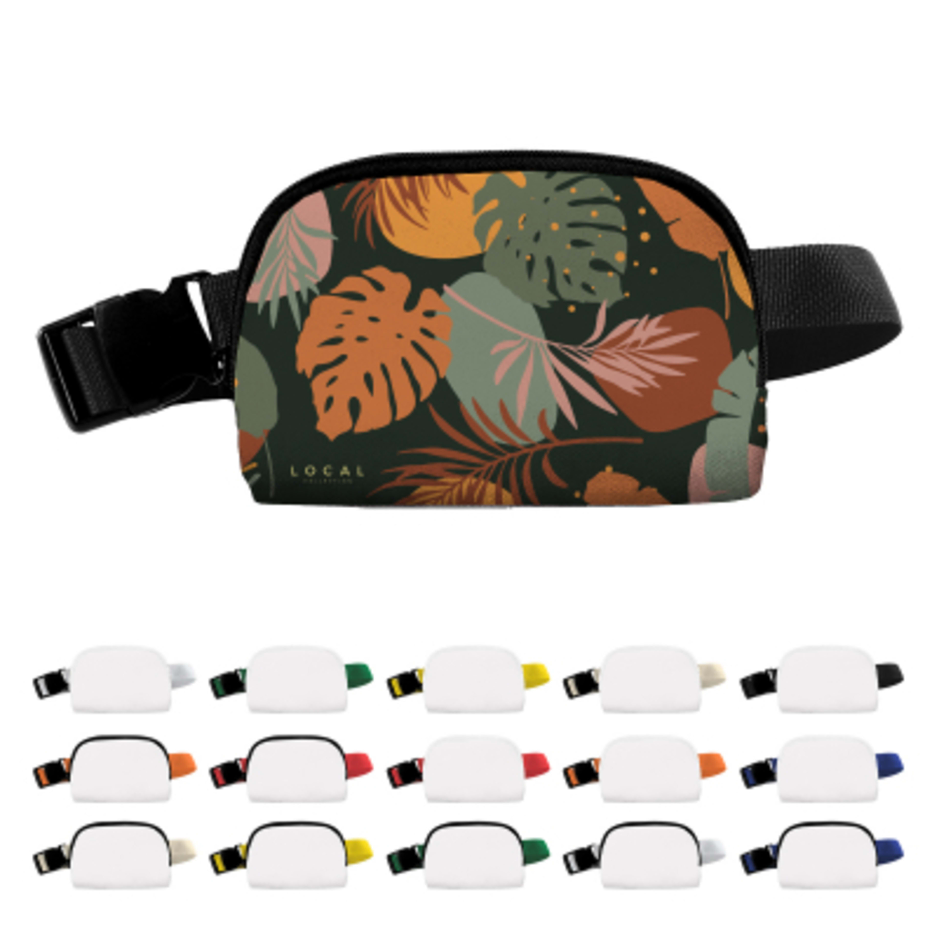 Fanny Pack Sublime Series rPET Recycled - 8 x 5 x 2 in - Group Shot - product view 14