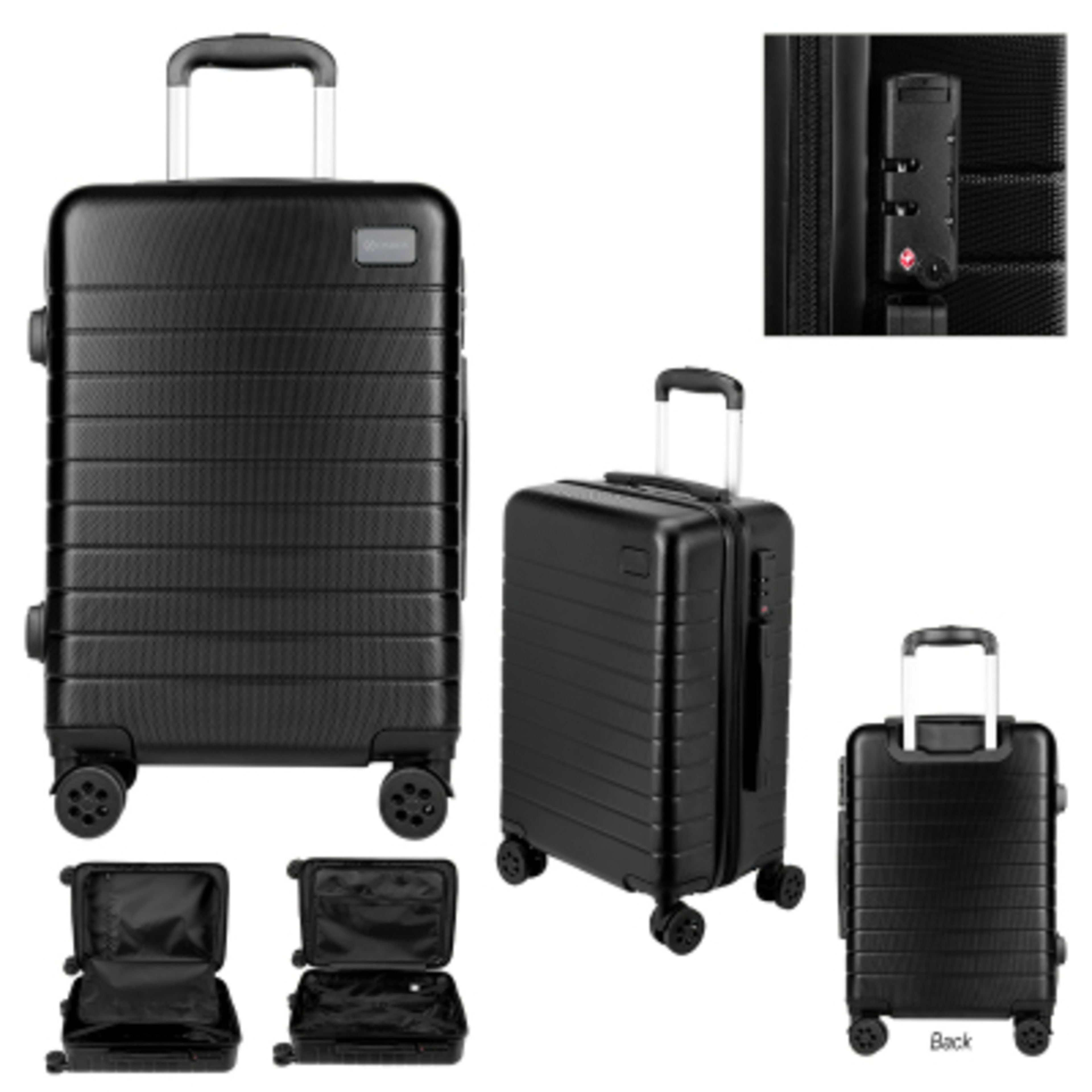 Hardside Carry-On Suitcase ABS Telescopic Handle - 22 in