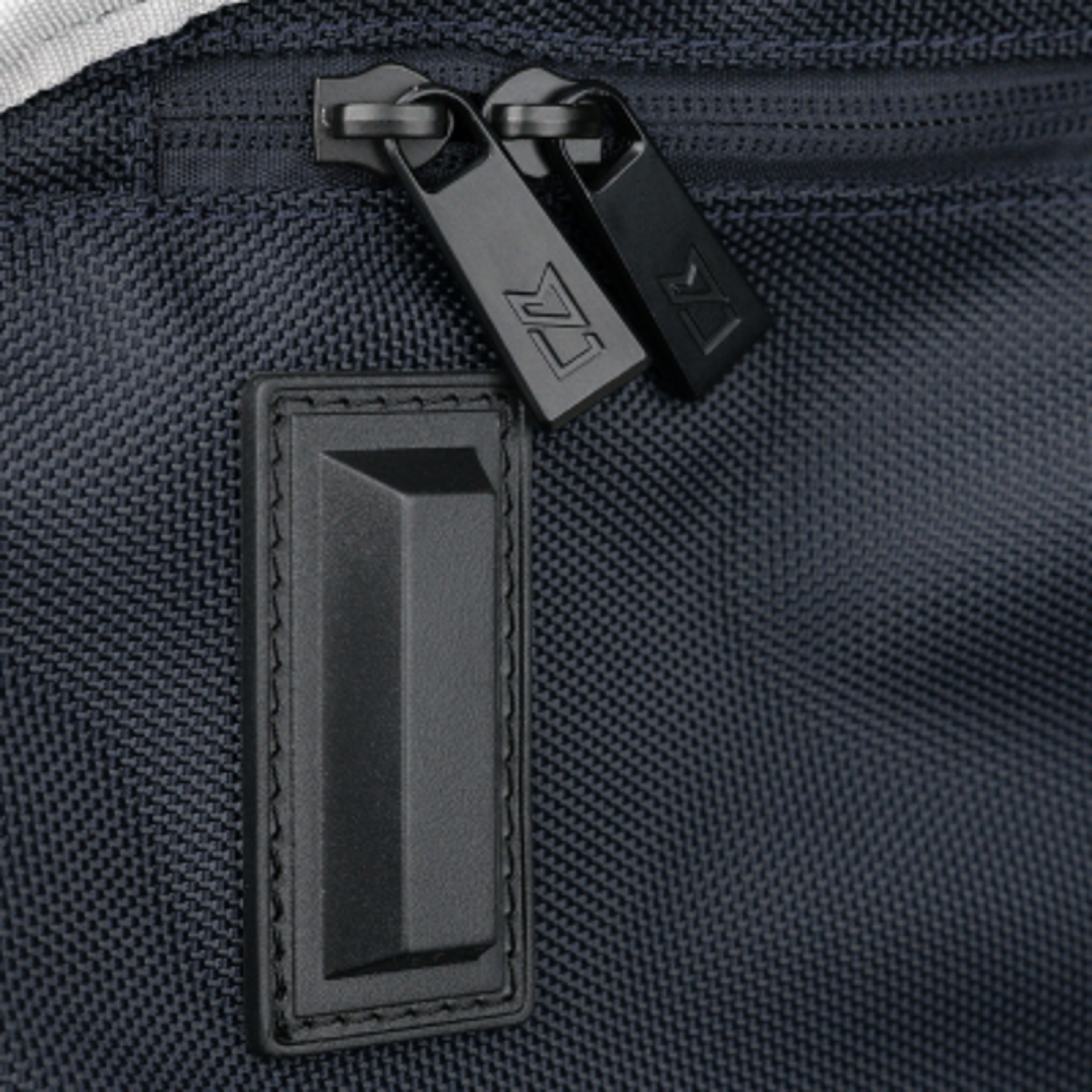 Weekender Bag rPET Drop Bottom Travel Style - 18.5 x 15 in - Navy/Black - Inuse3 - product view 11